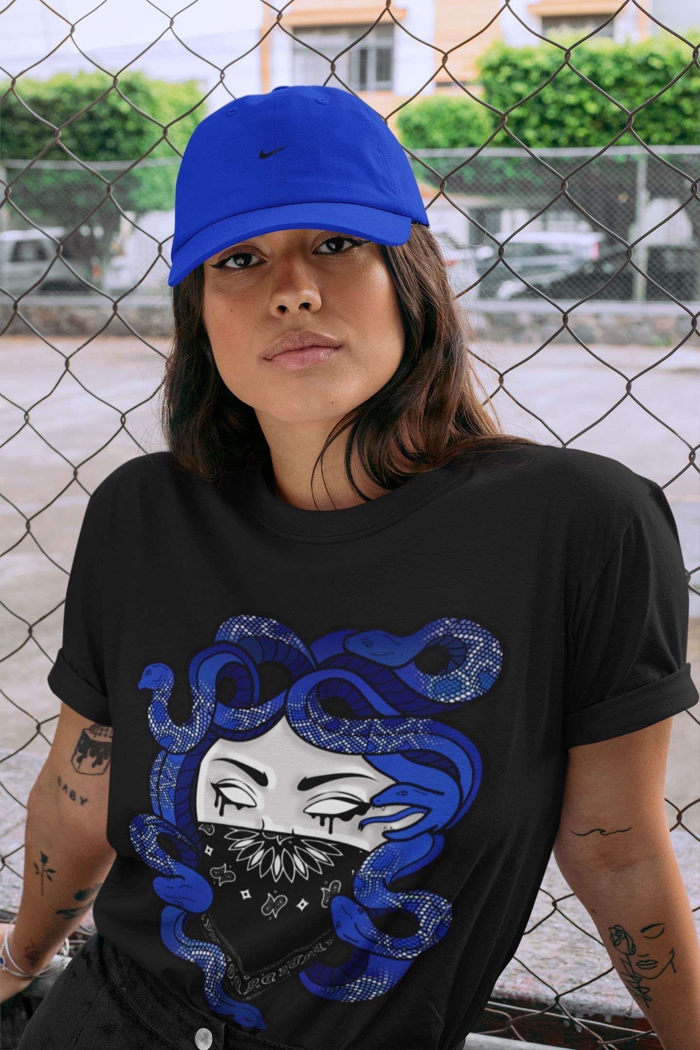 Medusa Unisex Tops - Air Jordan 13 Hyper Royal