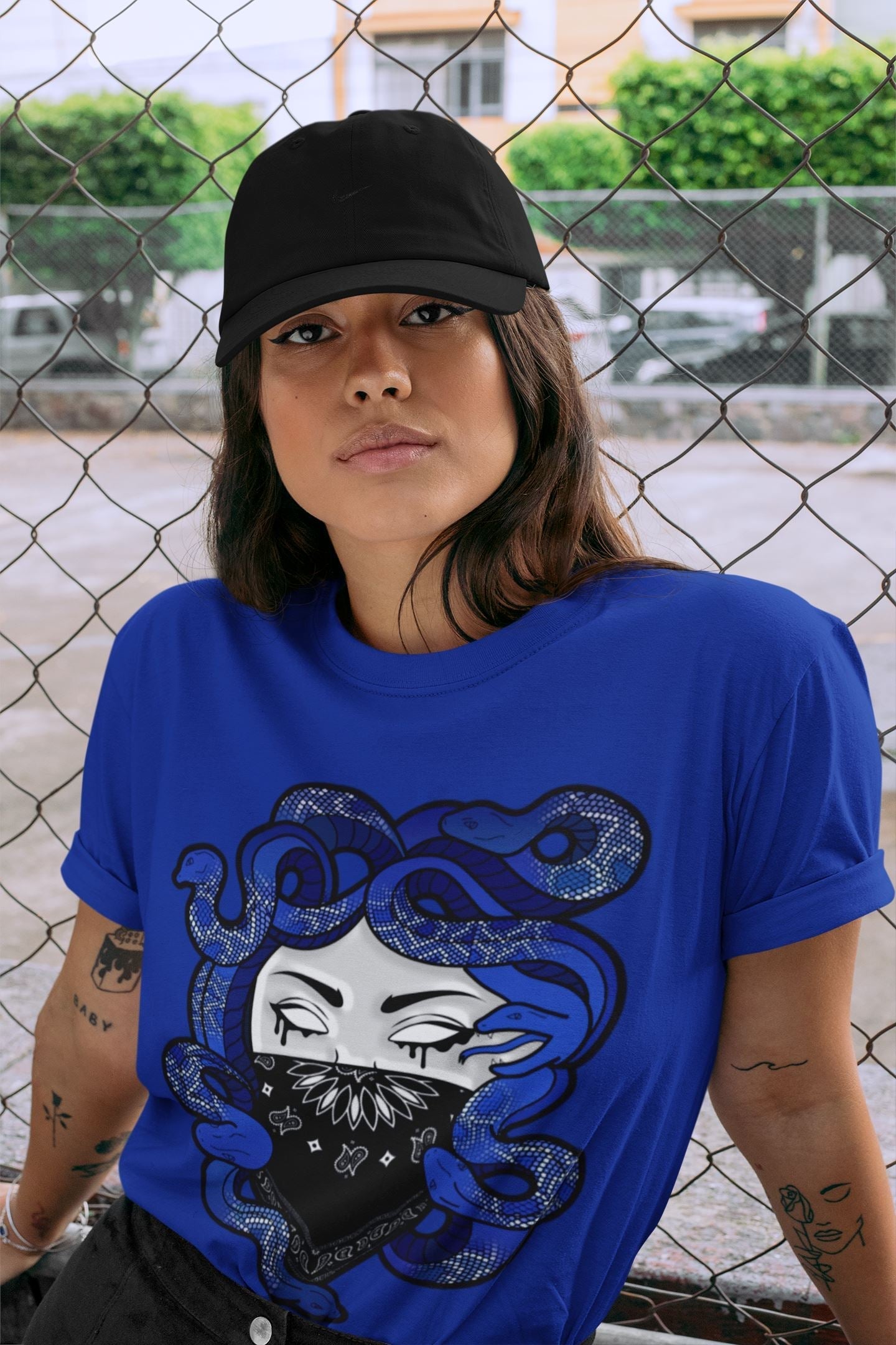 Medusa Unisex Tops - Air Jordan 13 Hyper Royal
