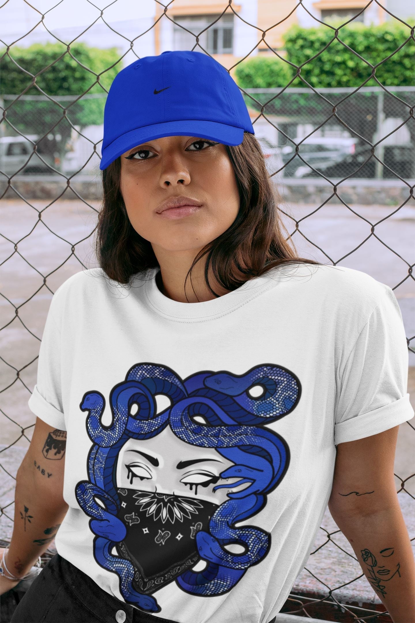 Medusa Unisex Tops - Air Jordan 13 Hyper Royal