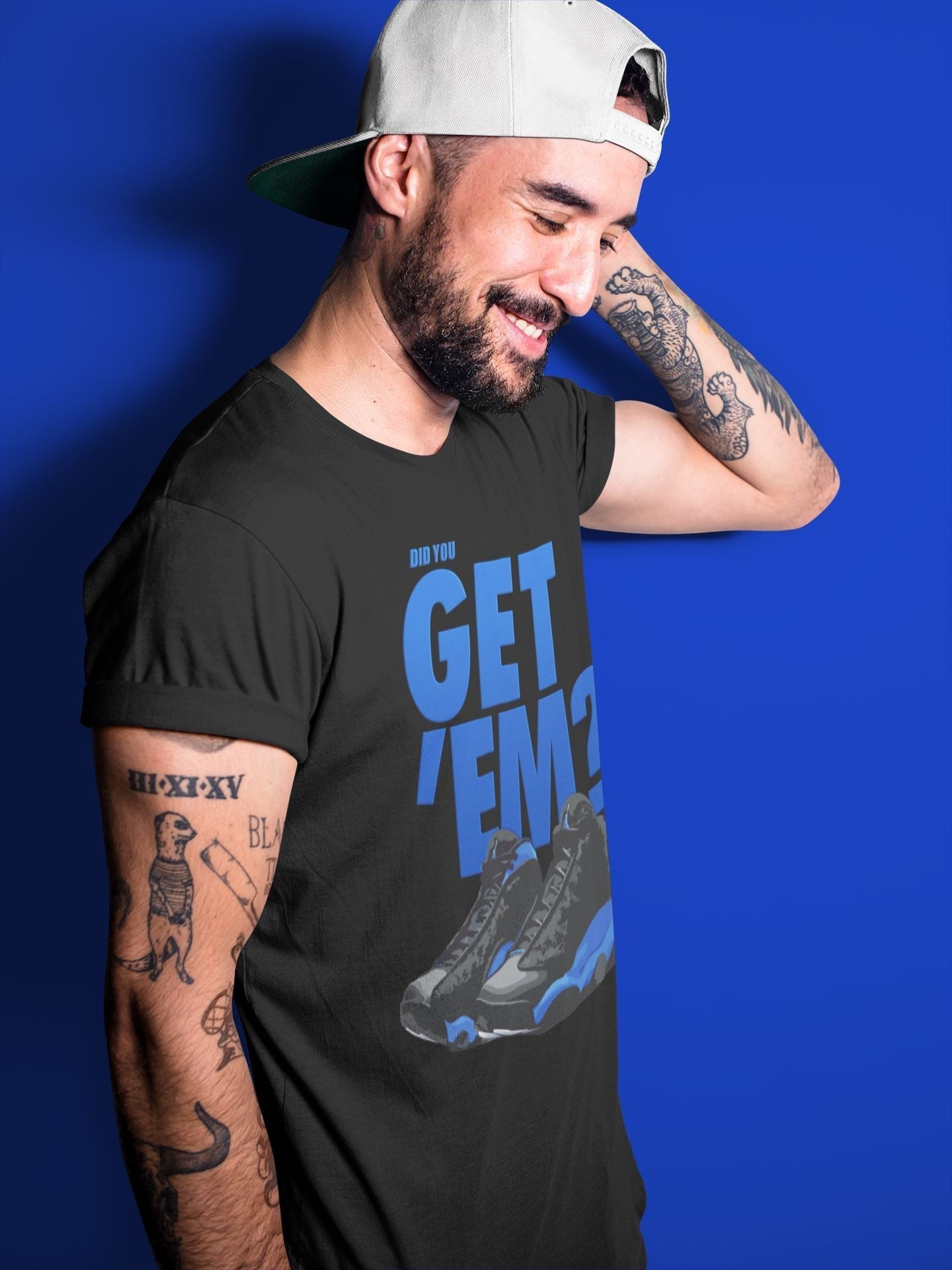 Did You Get 'Em Unisex Tops - Air Jordan 13 Hyper Royal