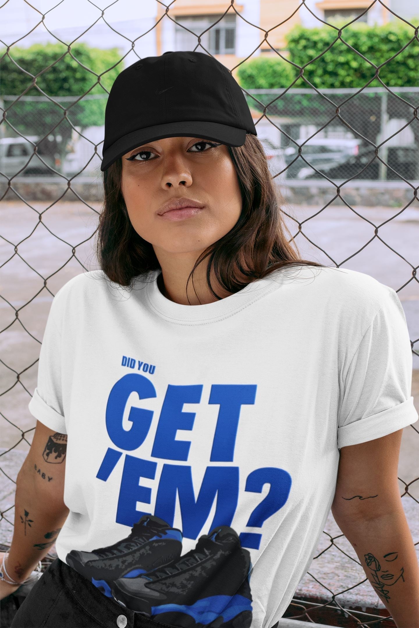 Did You Get 'Em Unisex Tops - Air Jordan 13 Hyper Royal