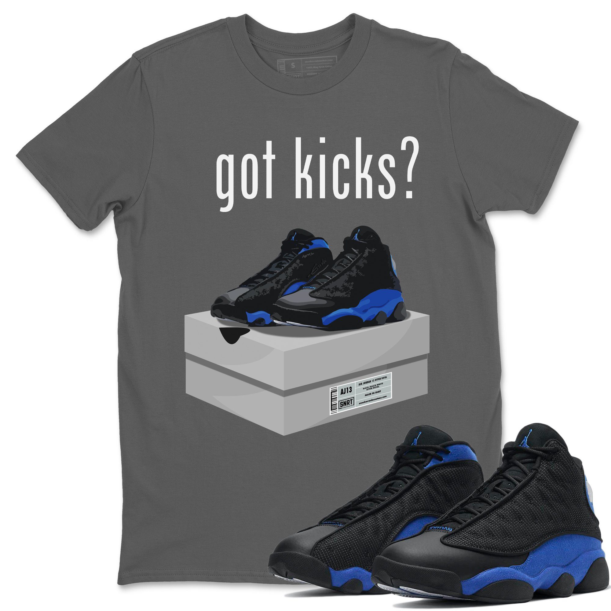 Got Kicks Unisex Tops - Air Jordan 13 Hyper Royal