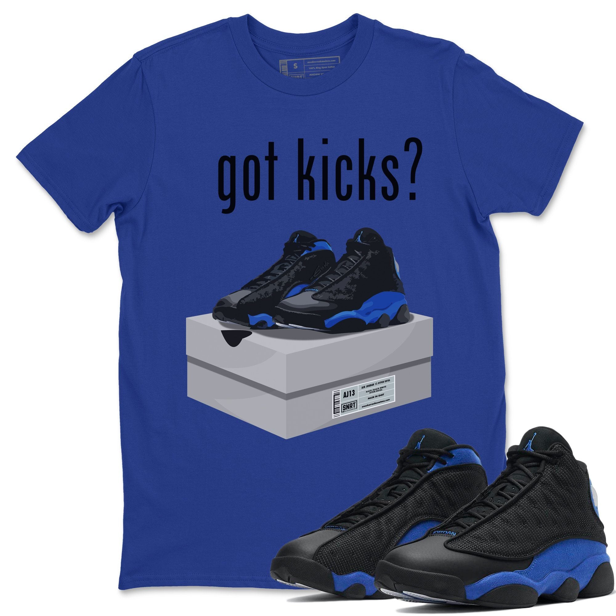 Got Kicks Unisex Tops - Air Jordan 13 Hyper Royal