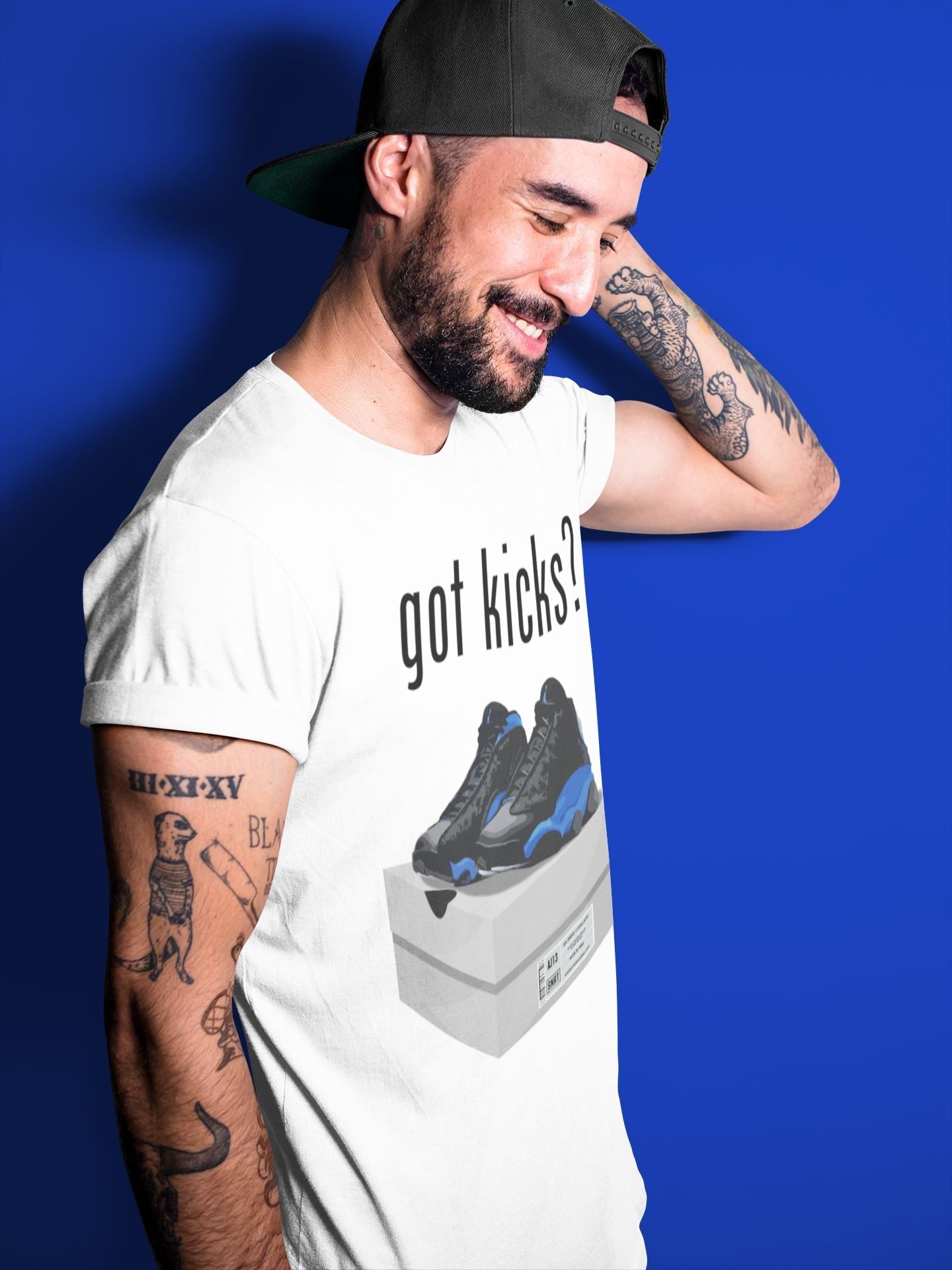Got Kicks Unisex Tops - Air Jordan 13 Hyper Royal