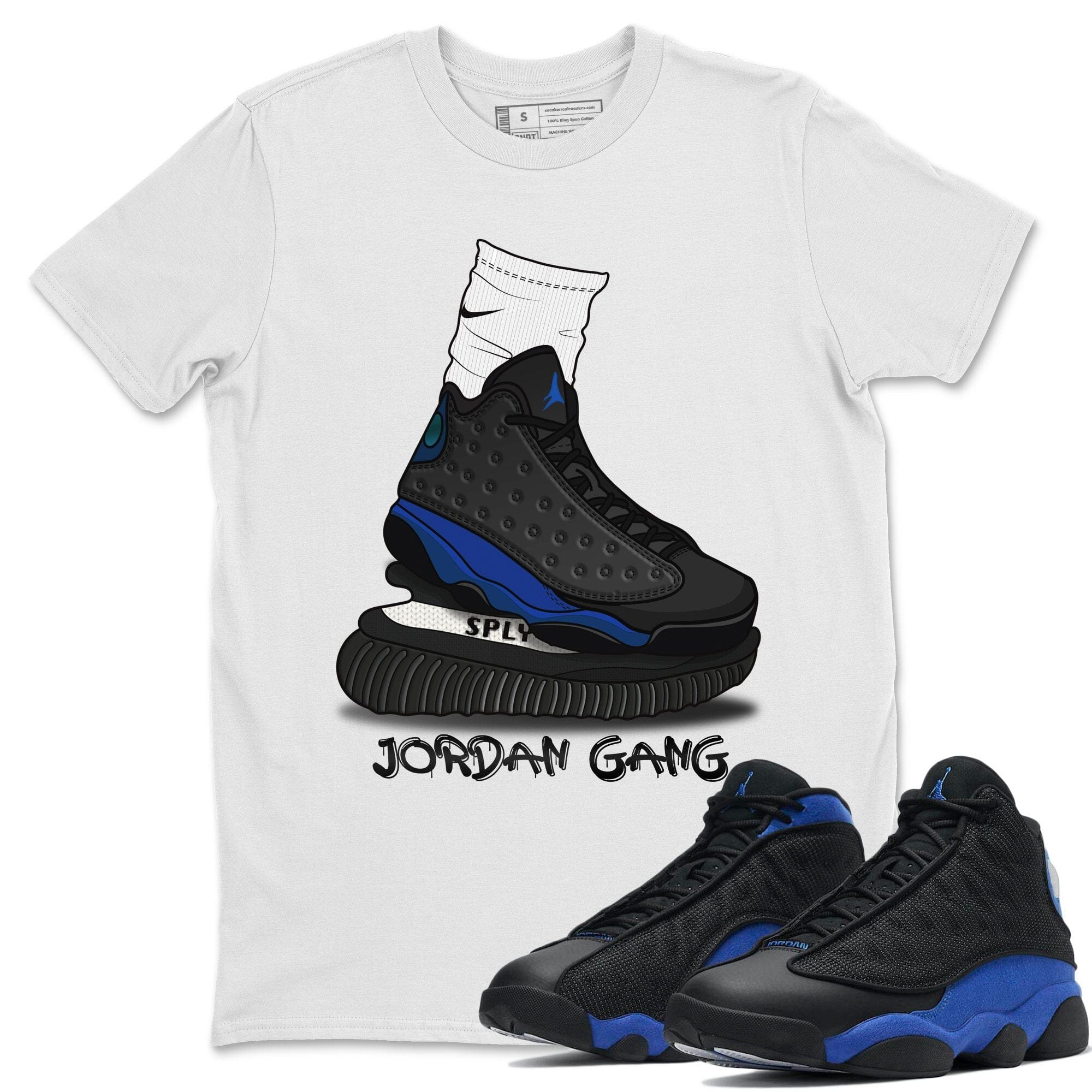 Air Jordan Gang Unisex Tops - Air Jordan 13 Hyper Royal