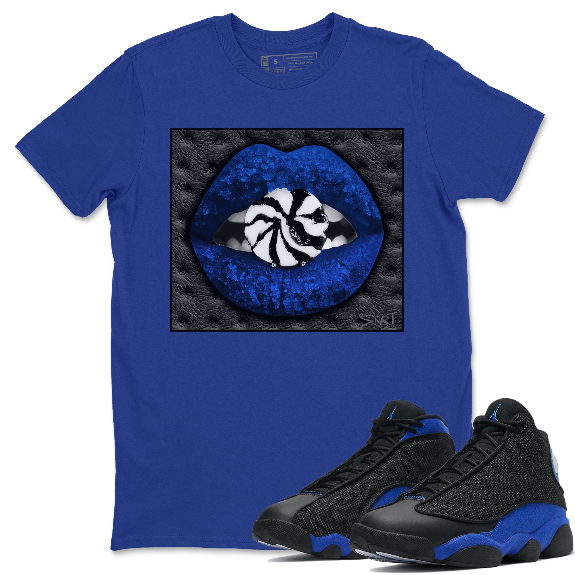 Lips Candy Unisex Tops - Air Jordan 13 Hyper Royal