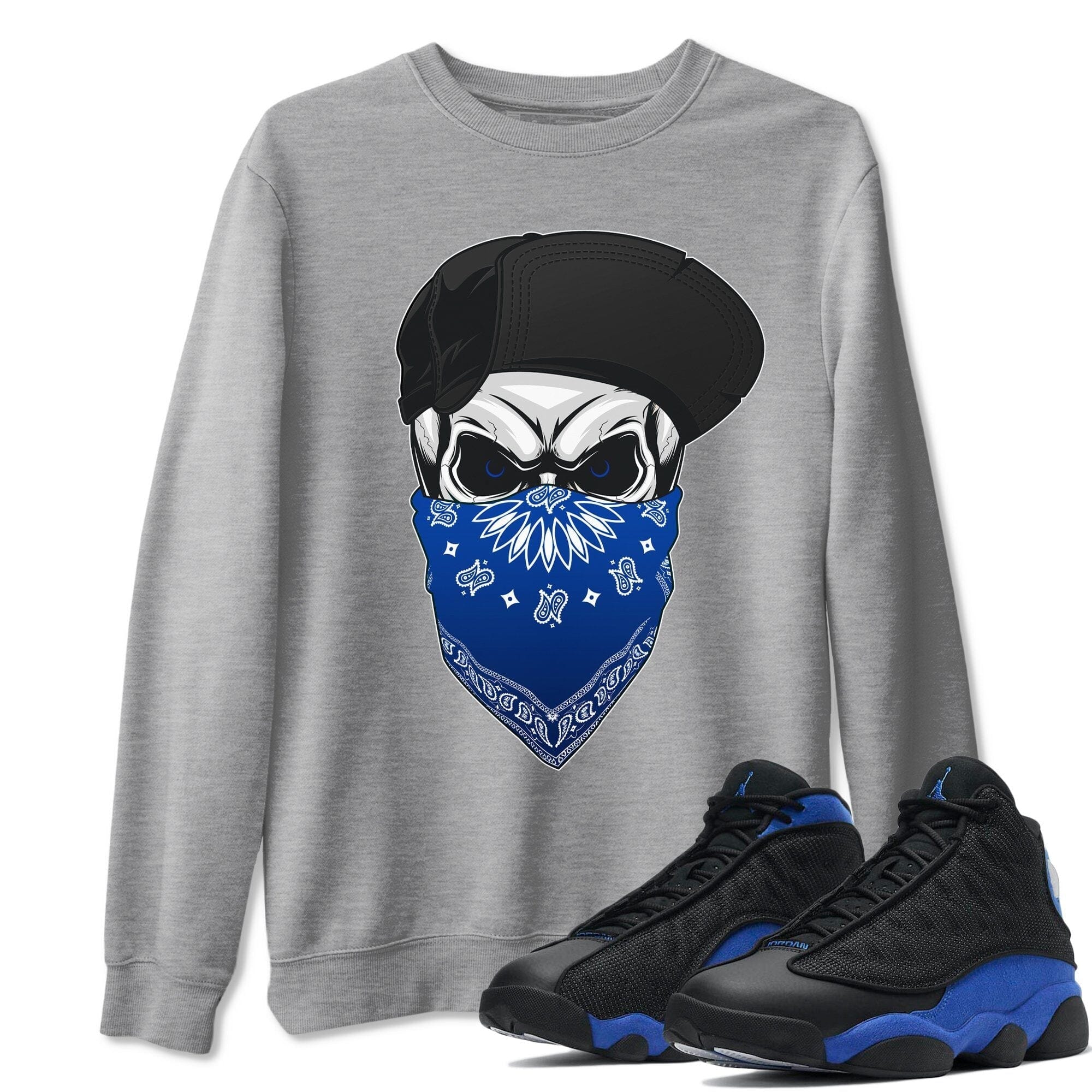 Skull Hat Unisex Tops - Air Jordan 13 Hyper Royal
