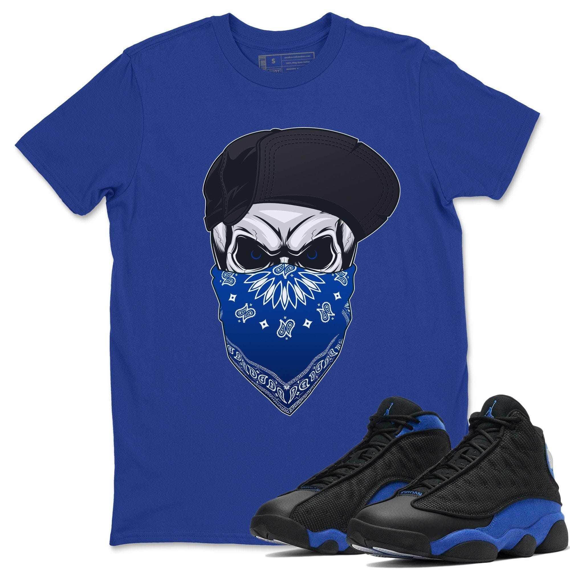 Skull Hat Unisex Tops - Air Jordan 13 Hyper Royal