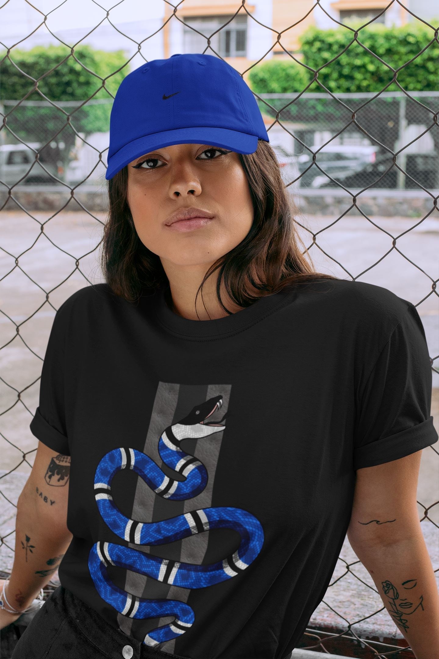 Snake Unisex Tops - Air Jordan 13 Hyper Royal