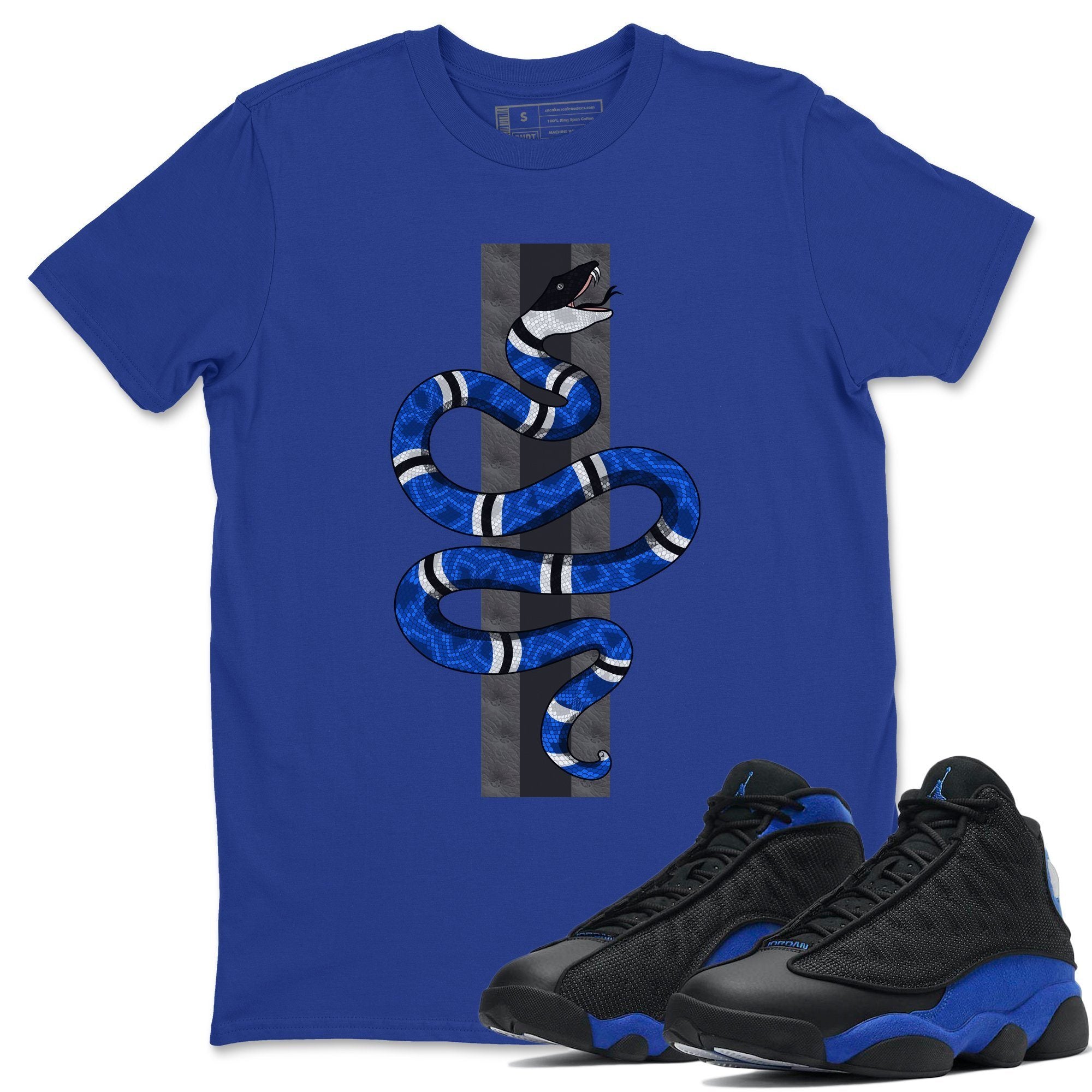 Snake Unisex Tops - Air Jordan 13 Hyper Royal