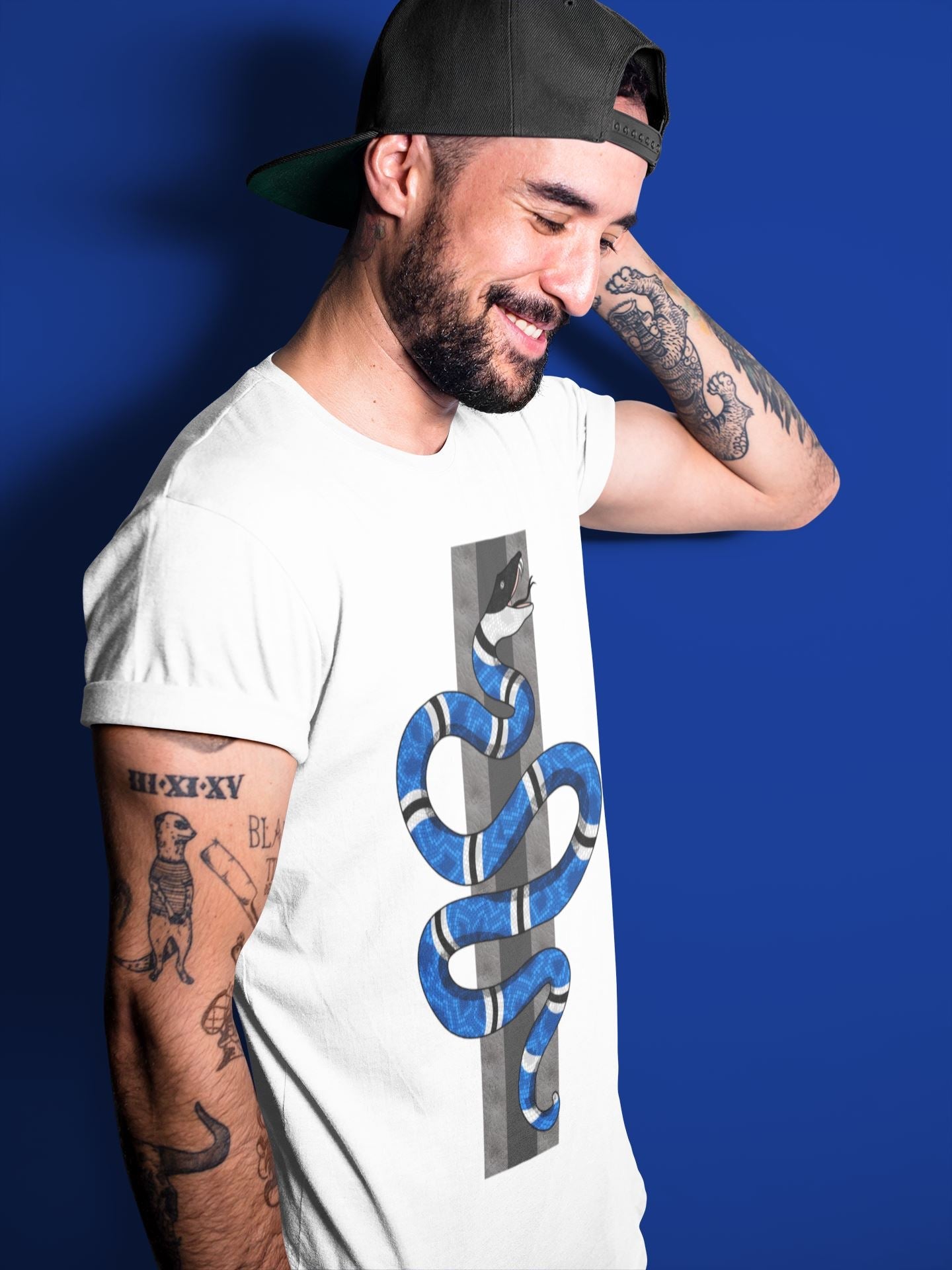 Snake Unisex Tops - Air Jordan 13 Hyper Royal