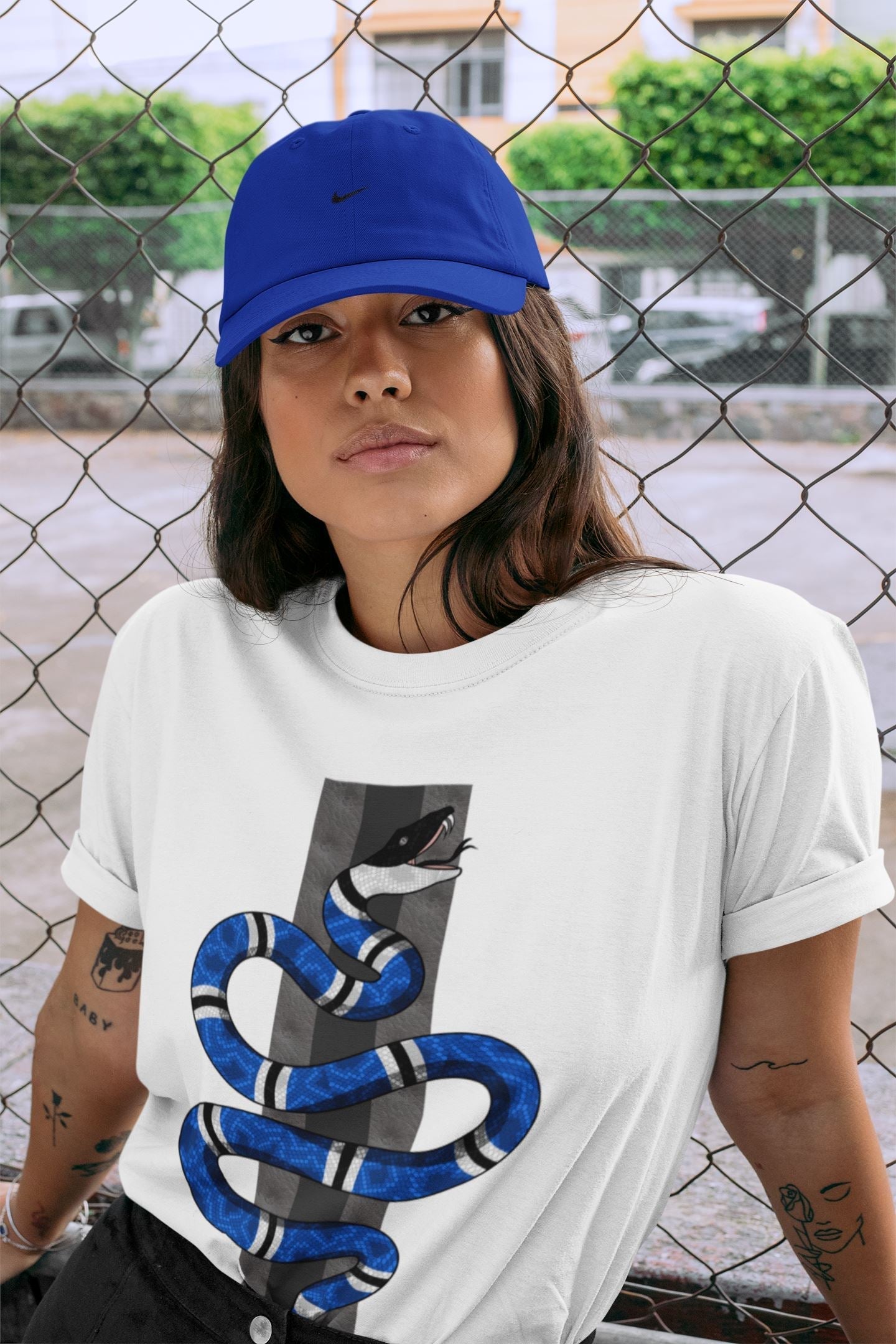 Snake Unisex Tops - Air Jordan 13 Hyper Royal