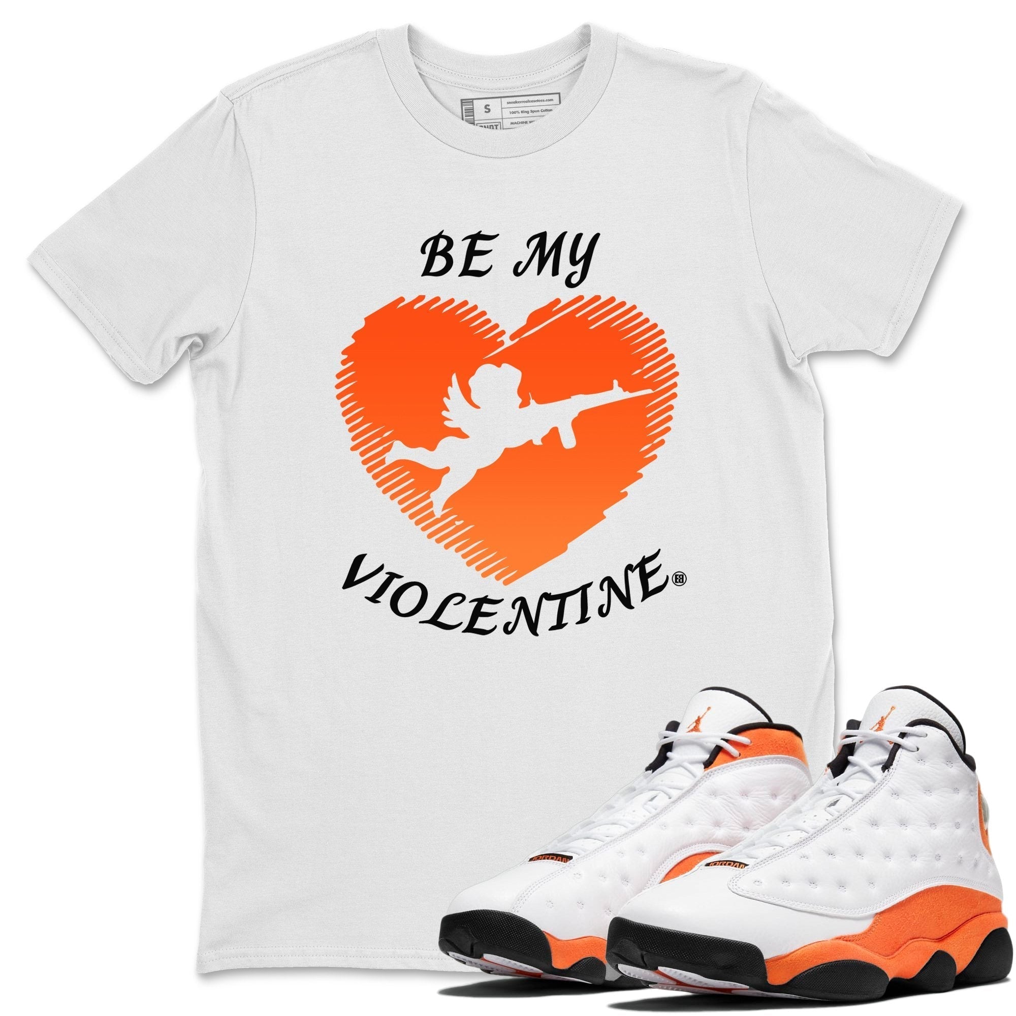 Be My Violentine Unisex Tops - Air Jordan 13 Starfish