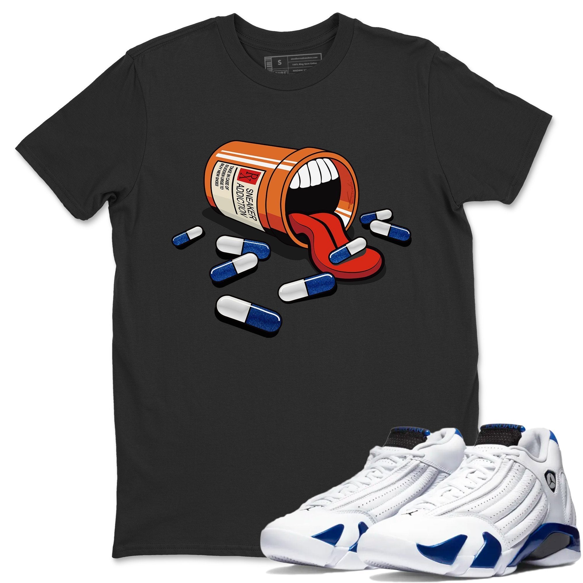 snkmatch Addiction Unisex Tops - Air Jordan 14 Hyper Royal