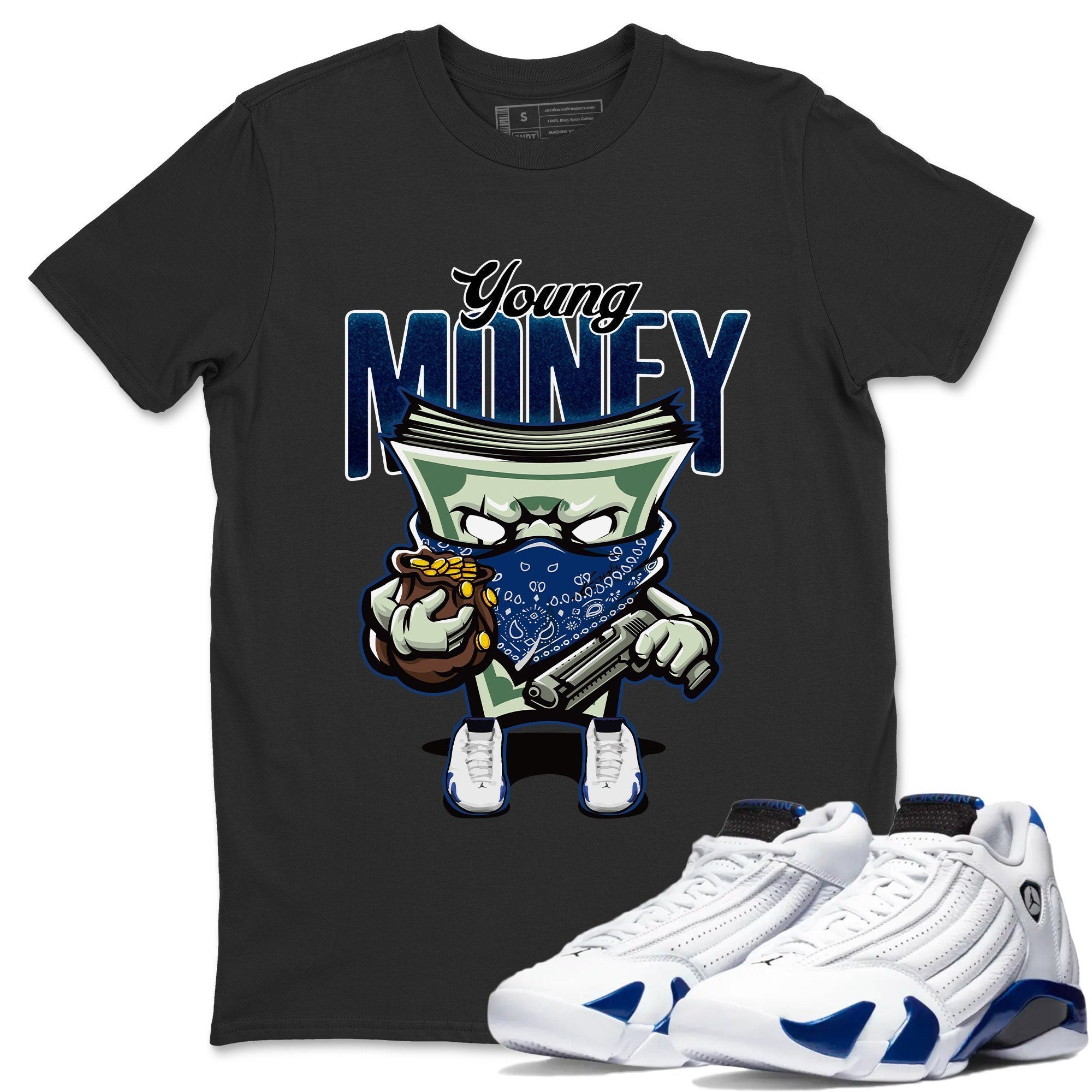 Young Money Unisex Tops - Air Jordan 14 Hyper Royal
