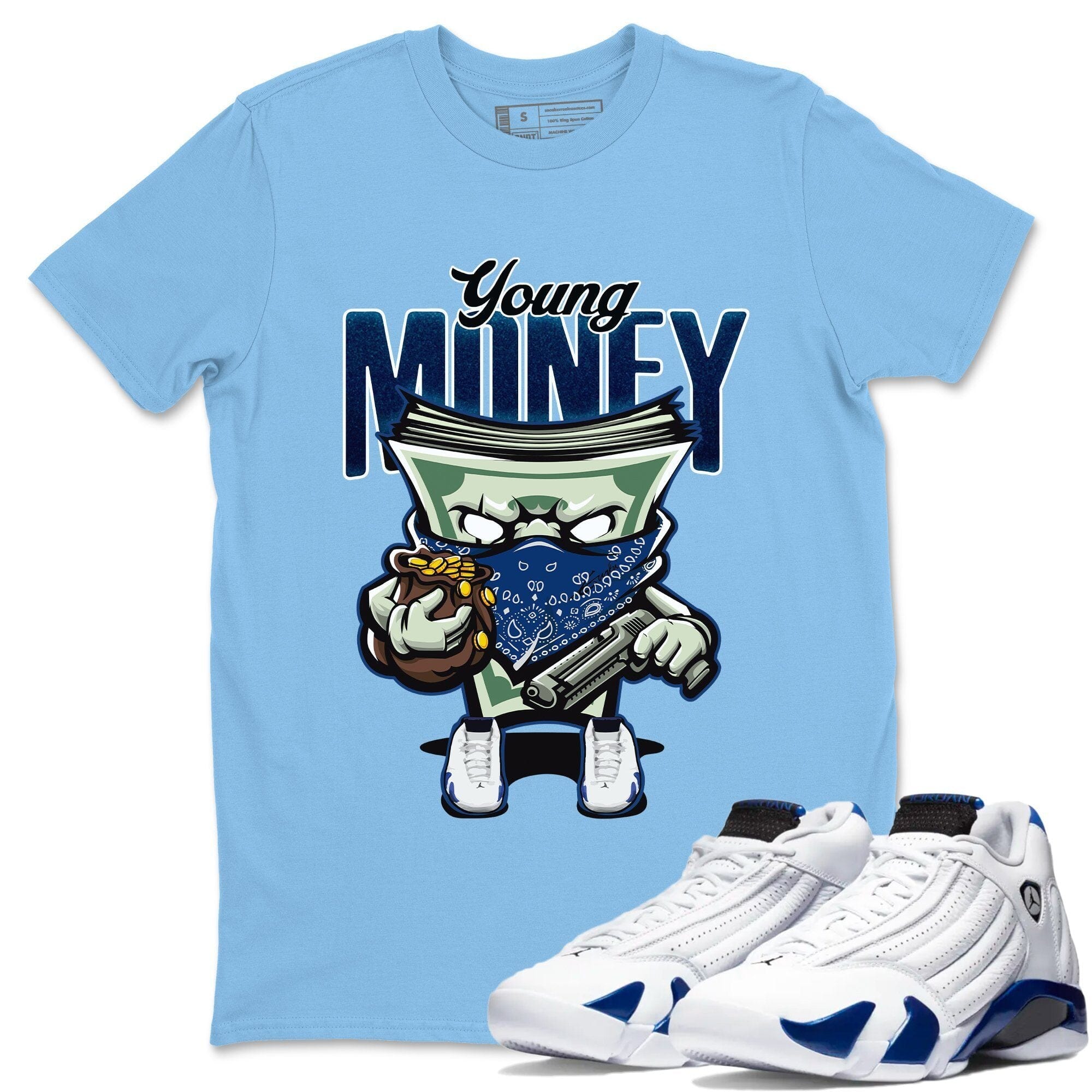 Young Money Unisex Tops - Air Jordan 14 Hyper Royal