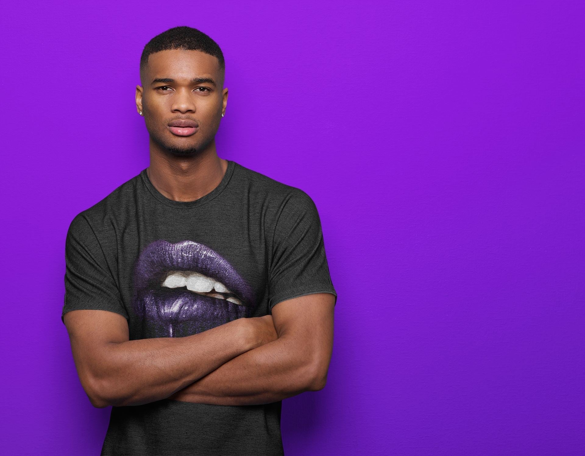 Dripping Lips Unisex Tops - Air Jordan 3 Court Purple