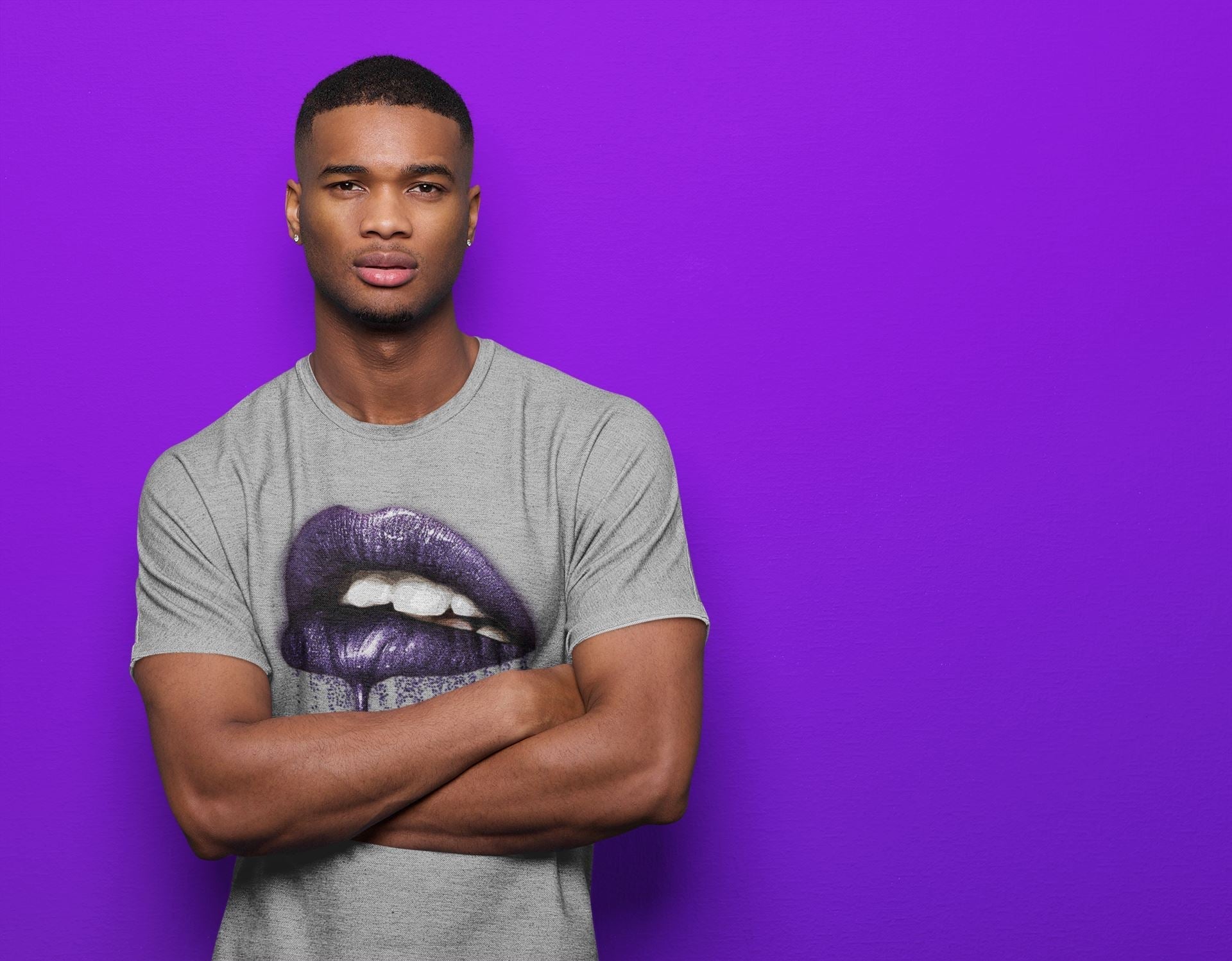 Dripping Lips Unisex Tops - Air Jordan 3 Court Purple