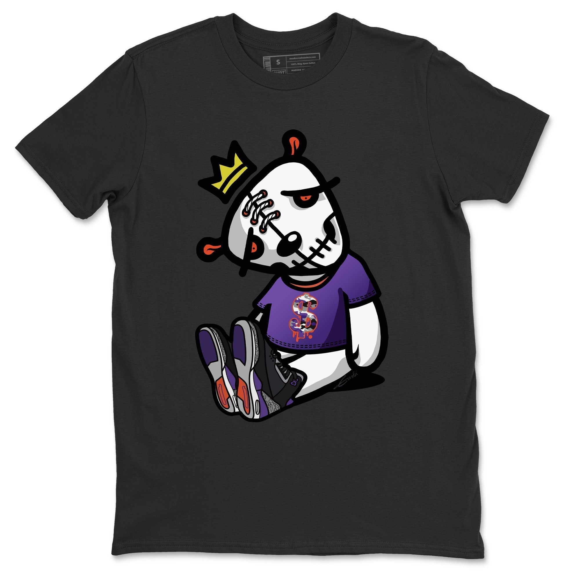 Dead Dolls Unisex Tops - Air Jordan 3 Court Purple