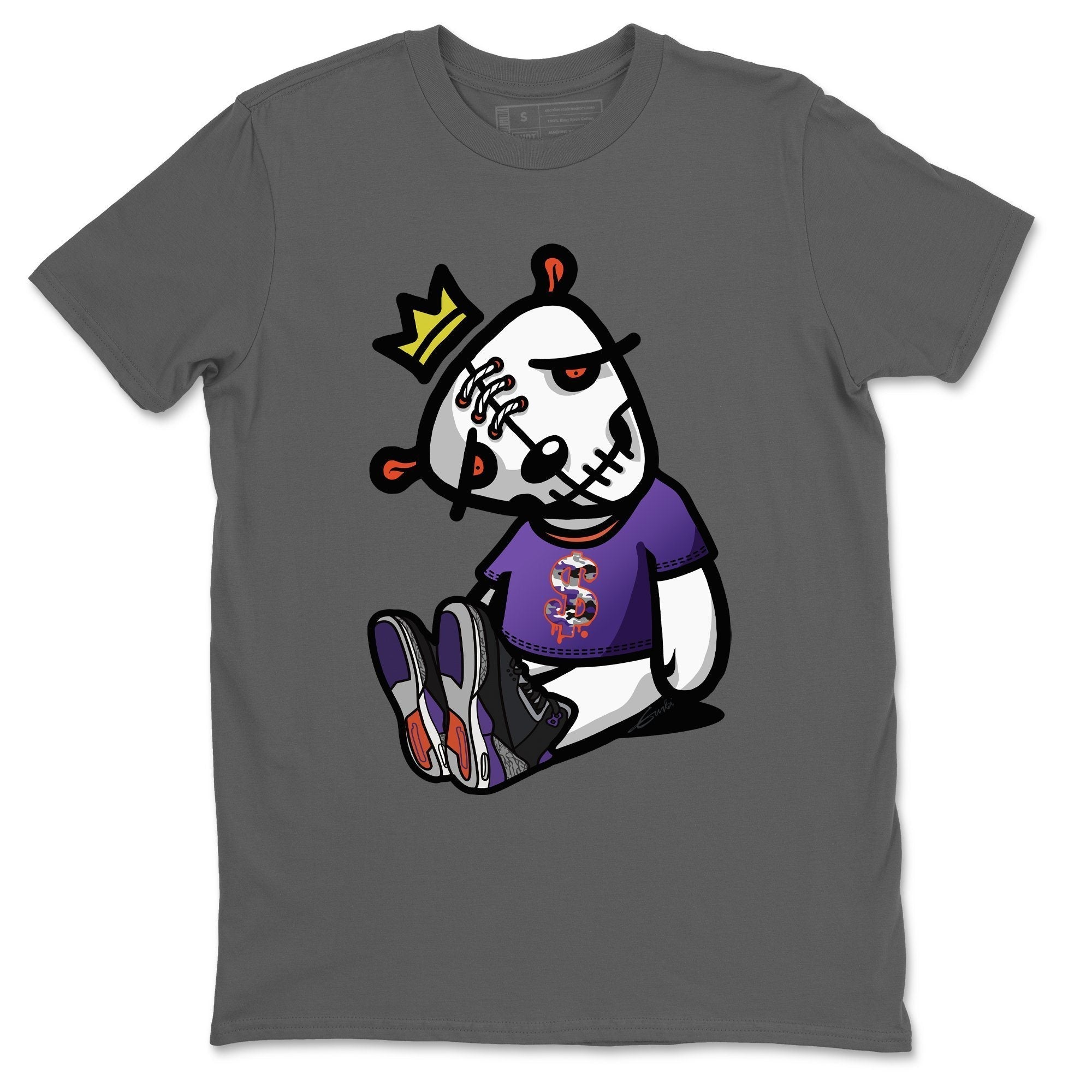 Dead Dolls Unisex Tops - Air Jordan 3 Court Purple