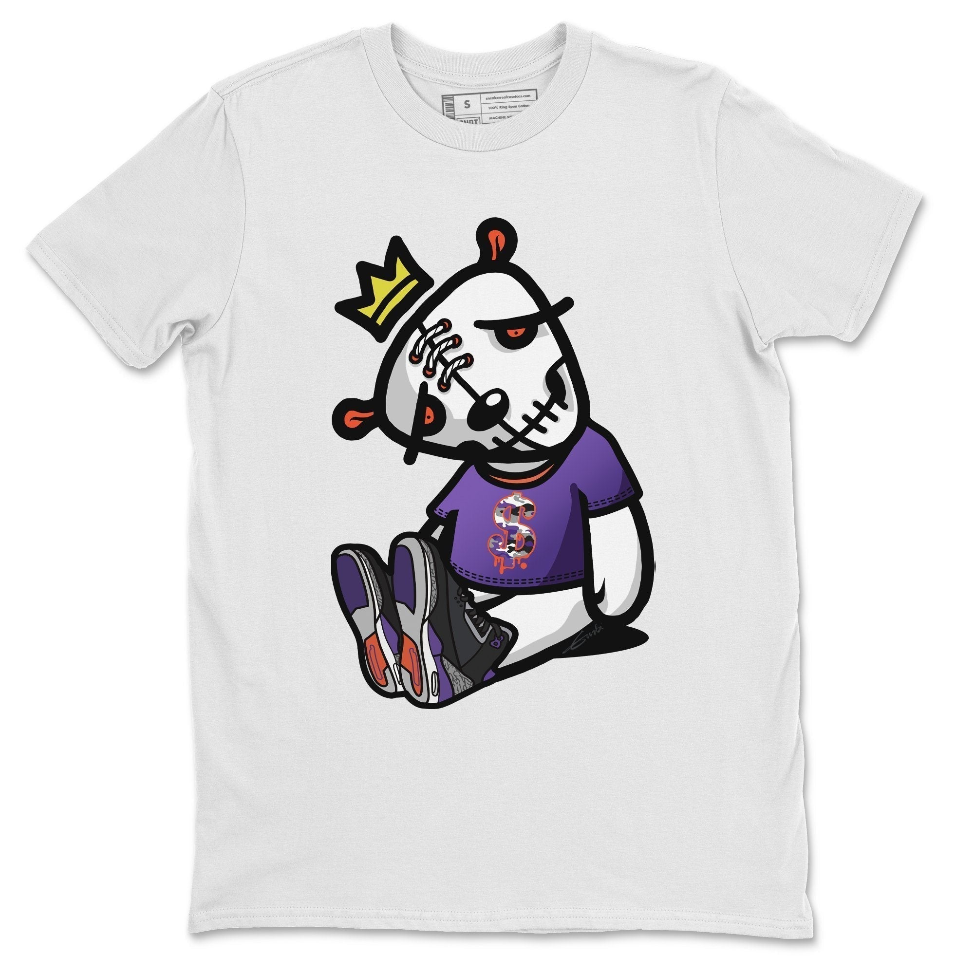 Dead Dolls Unisex Tops - Air Jordan 3 Court Purple