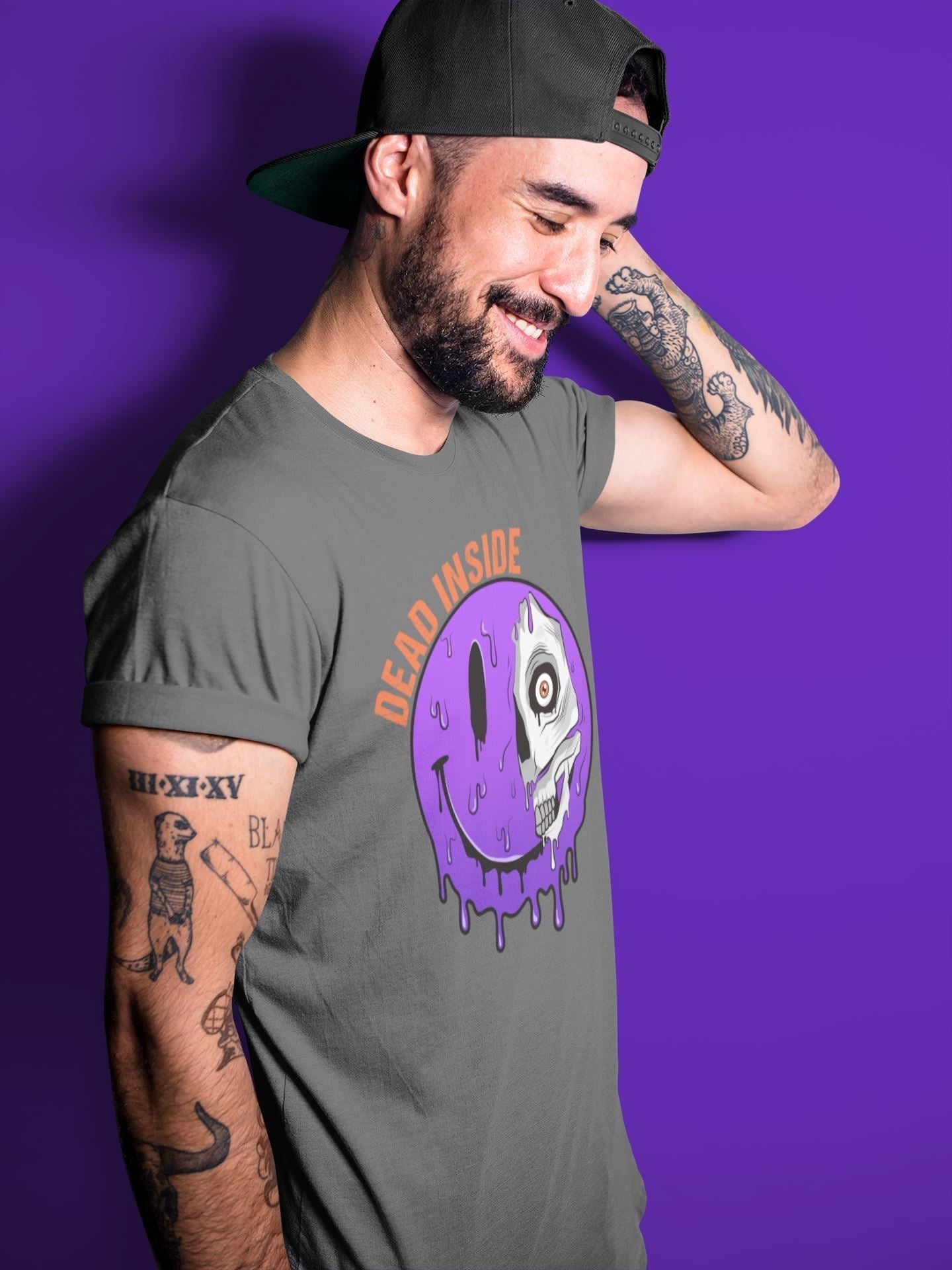 Dead Inside Unisex Tops - Air Jordan 3 Court Purple