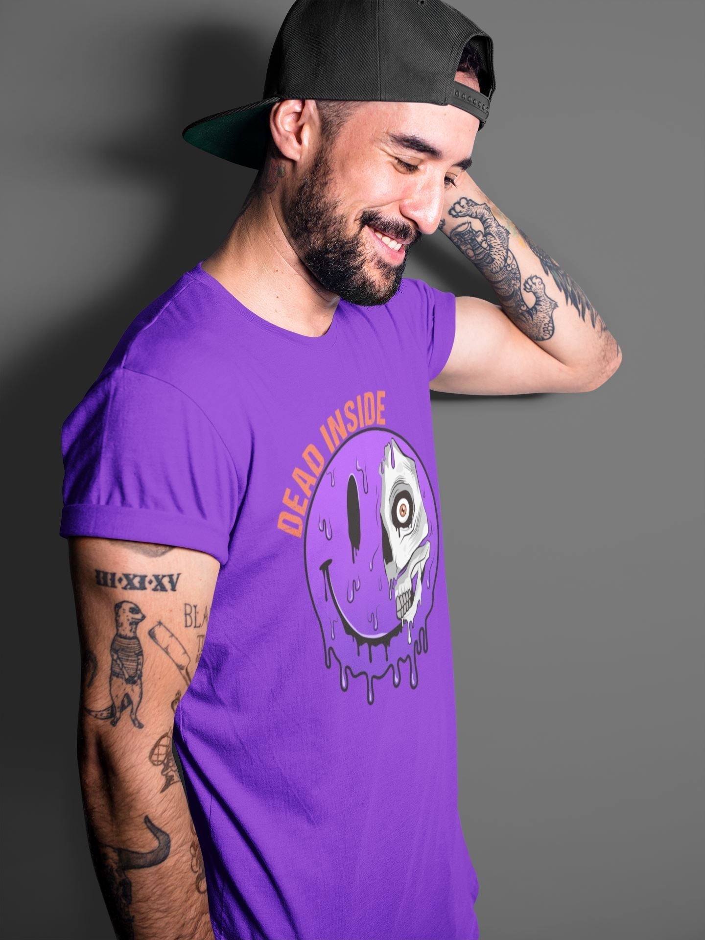Dead Inside Unisex Tops - Air Jordan 3 Court Purple