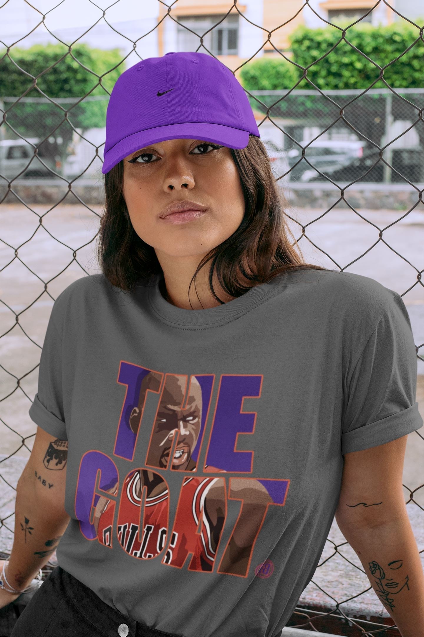 The Goat Unisex Tops - Air Jordan 3 Court Purple
