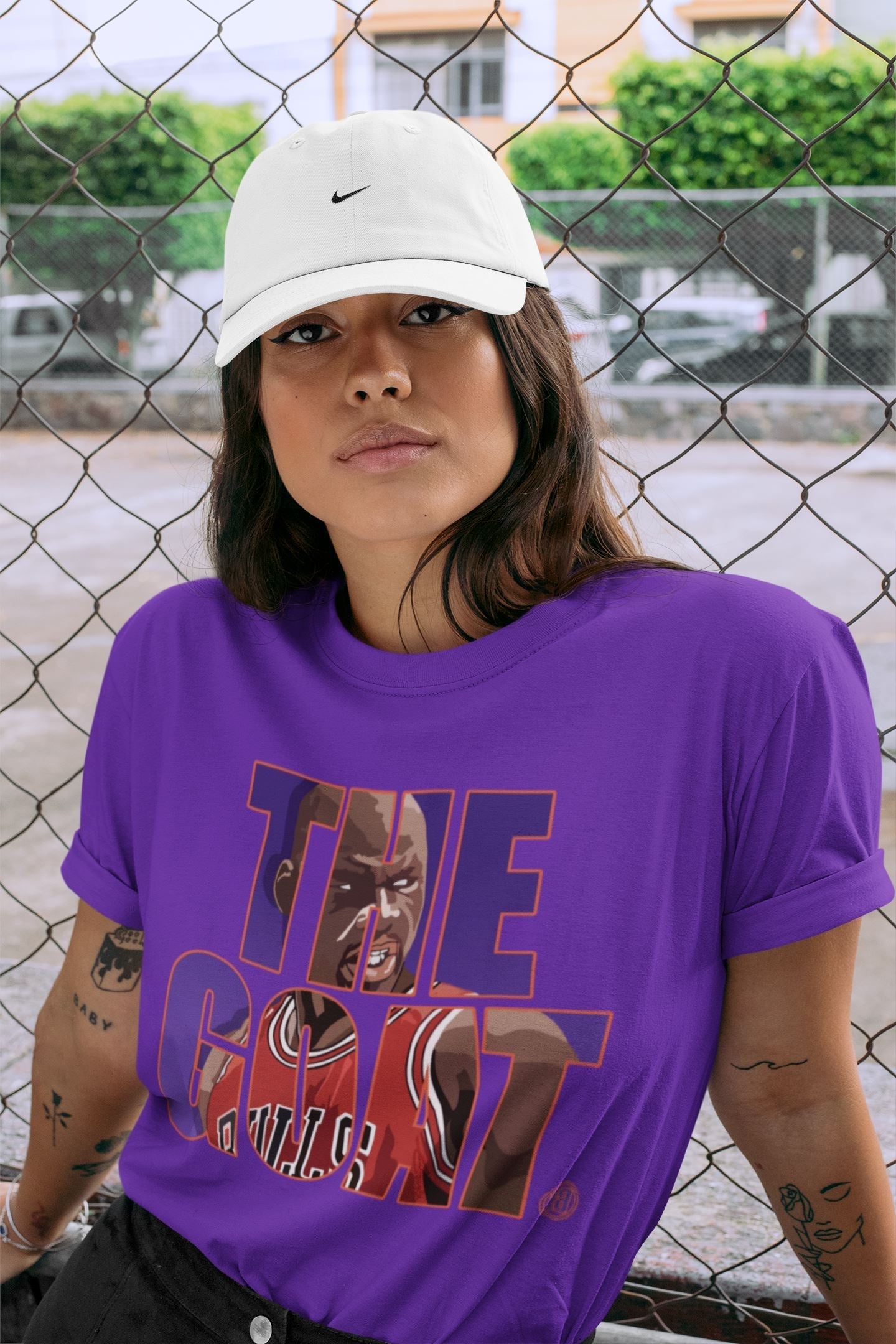 The Goat Unisex Tops - Air Jordan 3 Court Purple