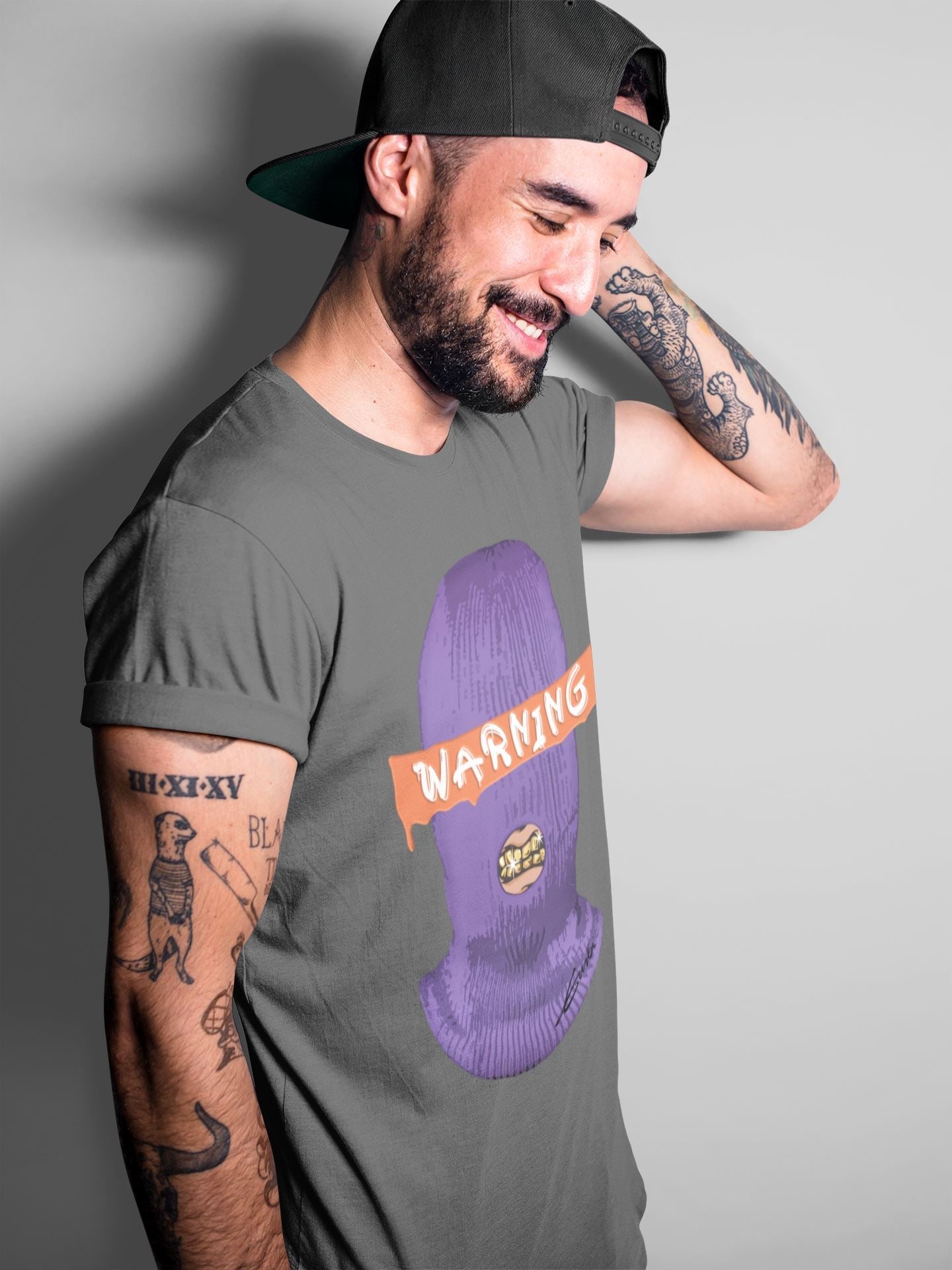 Warning Unisex Tops - Air Jordan 3 Court Purple