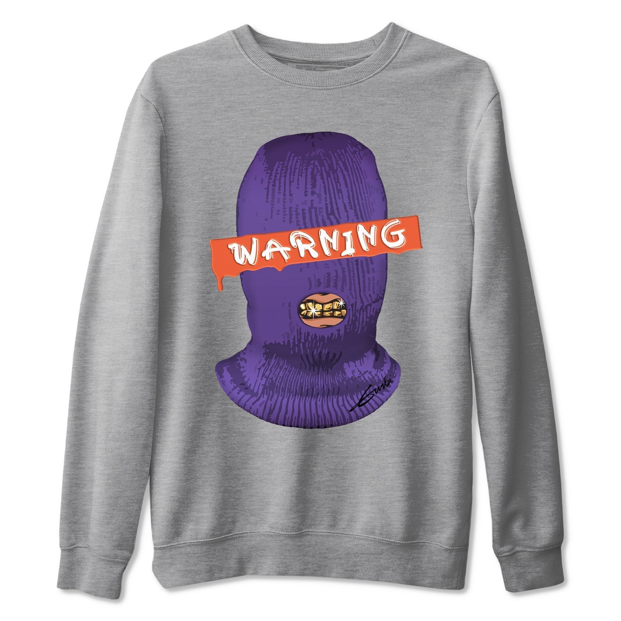 Warning Unisex Tops - Air Jordan 3 Court Purple