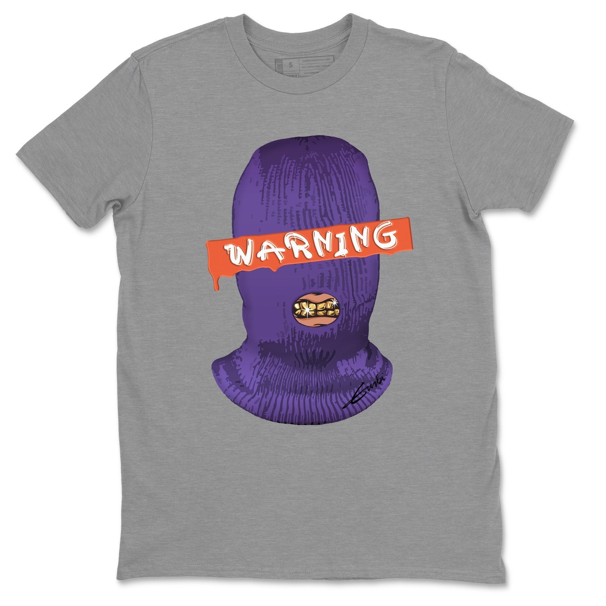 Warning Unisex Tops - Air Jordan 3 Court Purple