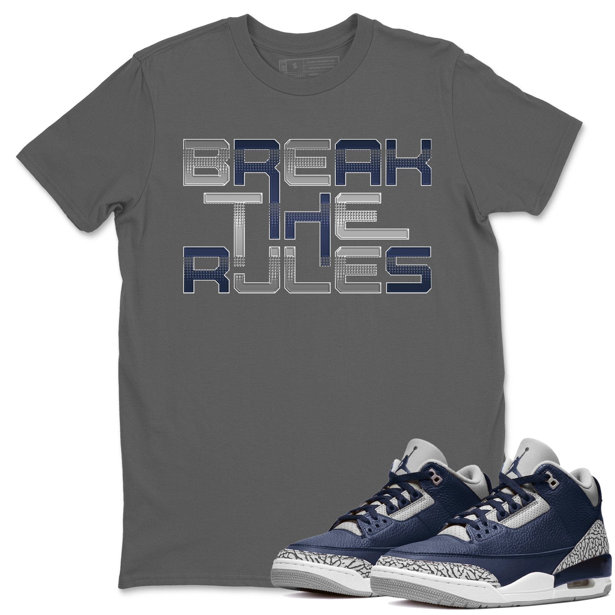 Break The Rules Unisex Tops - Air Jordan 3 Midnight Navy