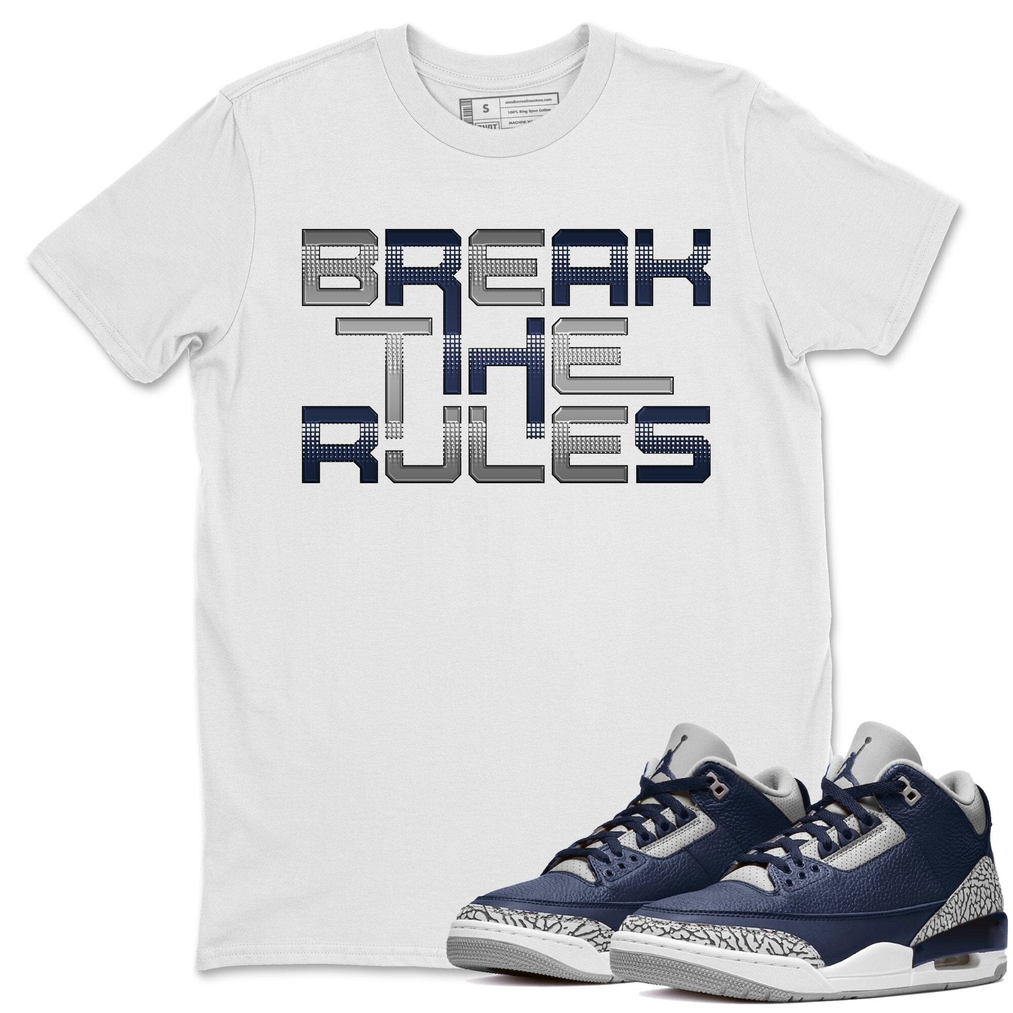 Break The Rules Unisex Tops - Air Jordan 3 Midnight Navy