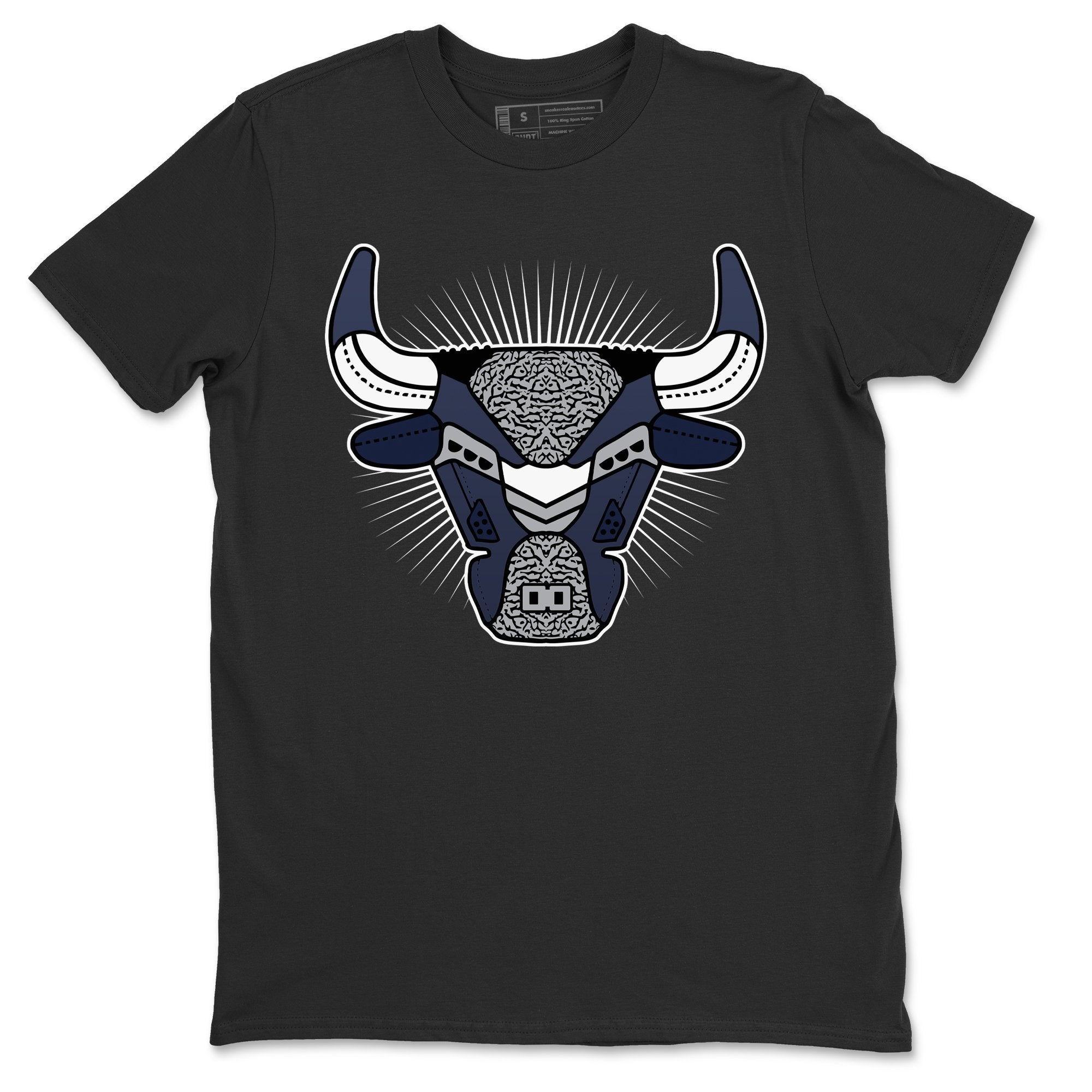 Bull Head Unisex Tops - Air Jordan 3 Midnight Navy