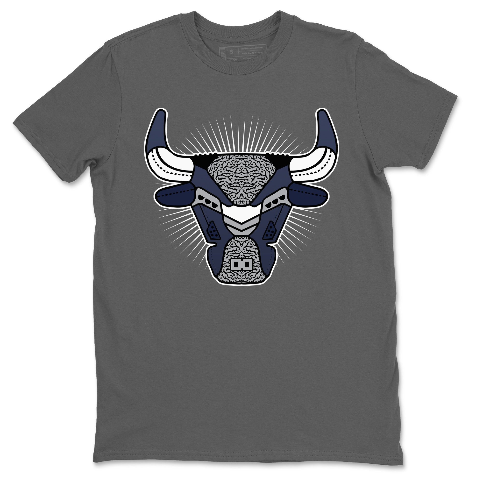 Bull Head Unisex Tops - Air Jordan 3 Midnight Navy