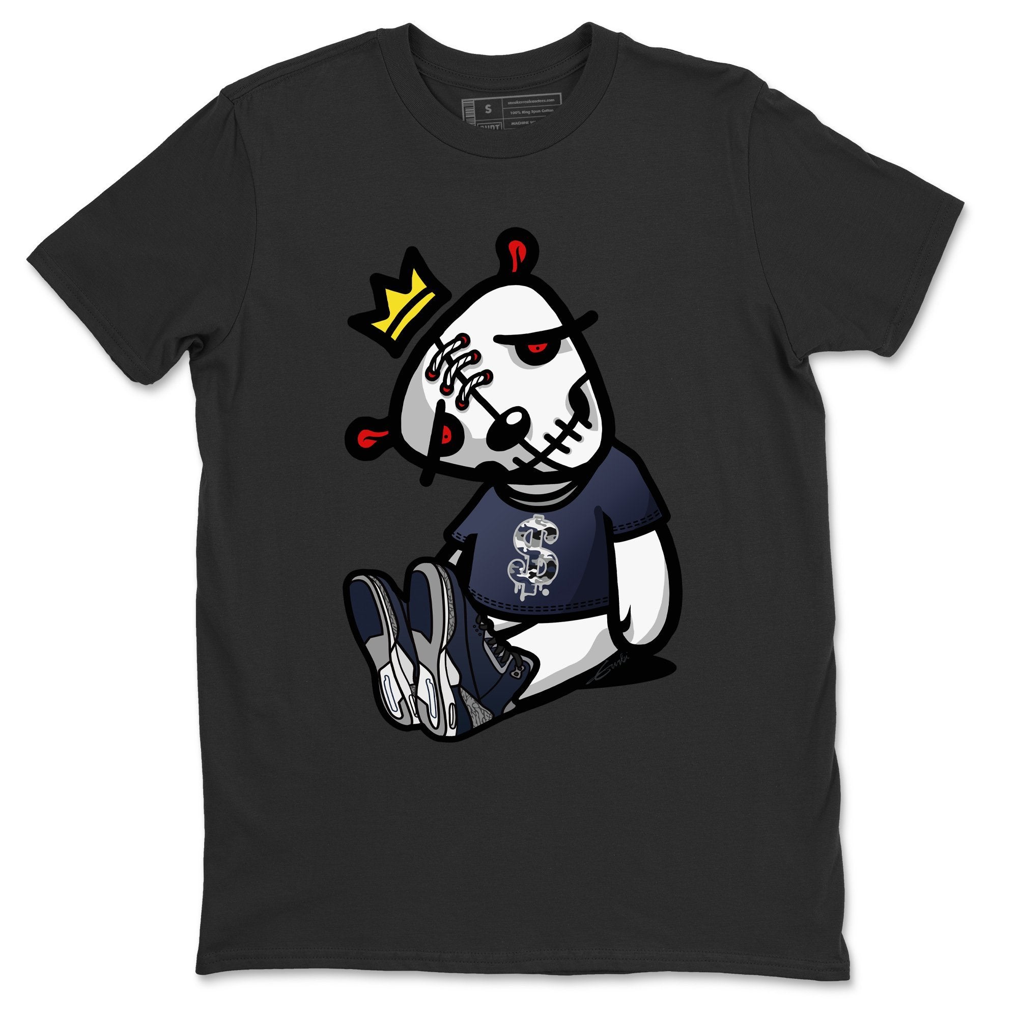 Dead Dolls Unisex Tops - Air Jordan 3 Midnight Navy