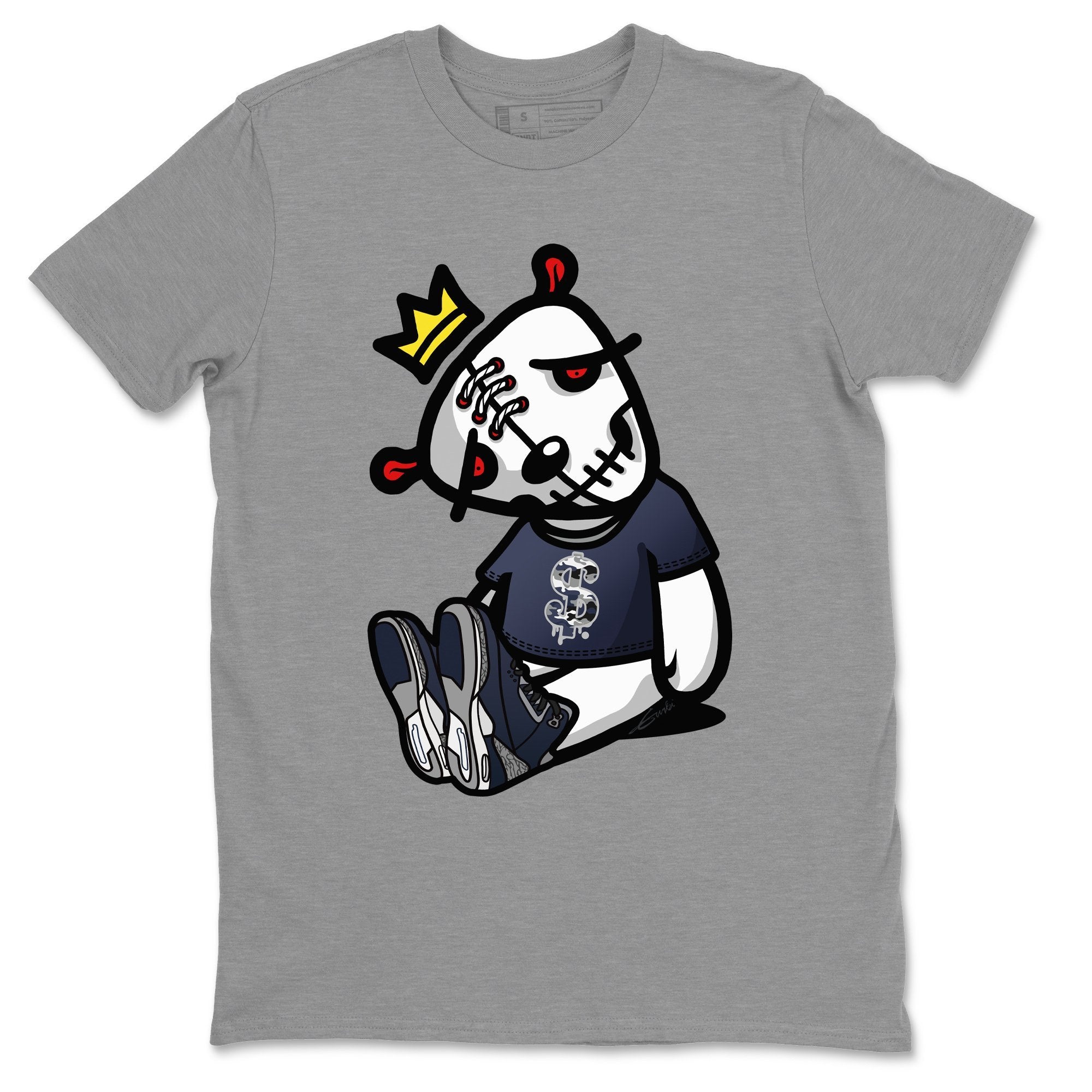 Dead Dolls Unisex Tops - Air Jordan 3 Midnight Navy