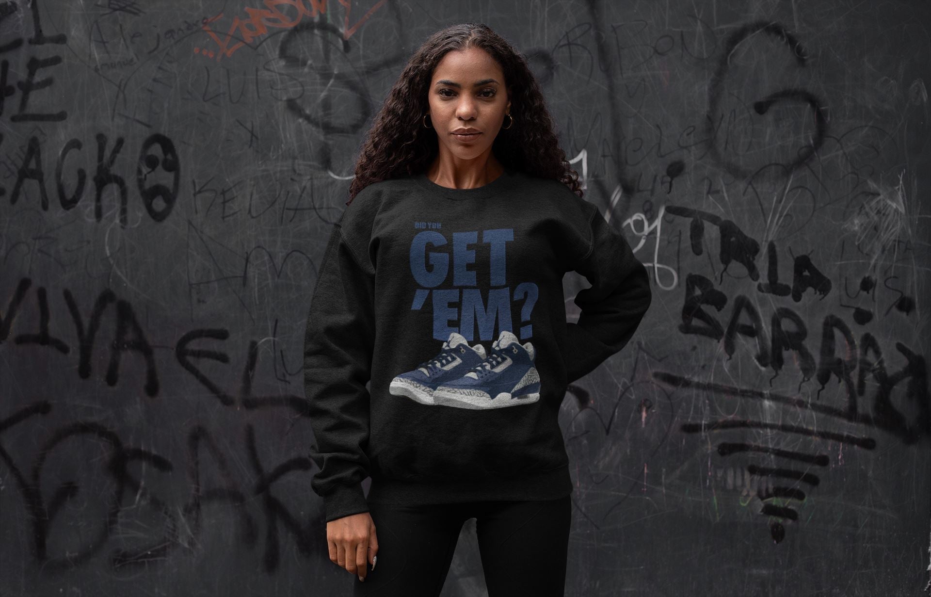 Did You Get 'Em Unisex Tops - Air Jordan 3 Midnight Navy