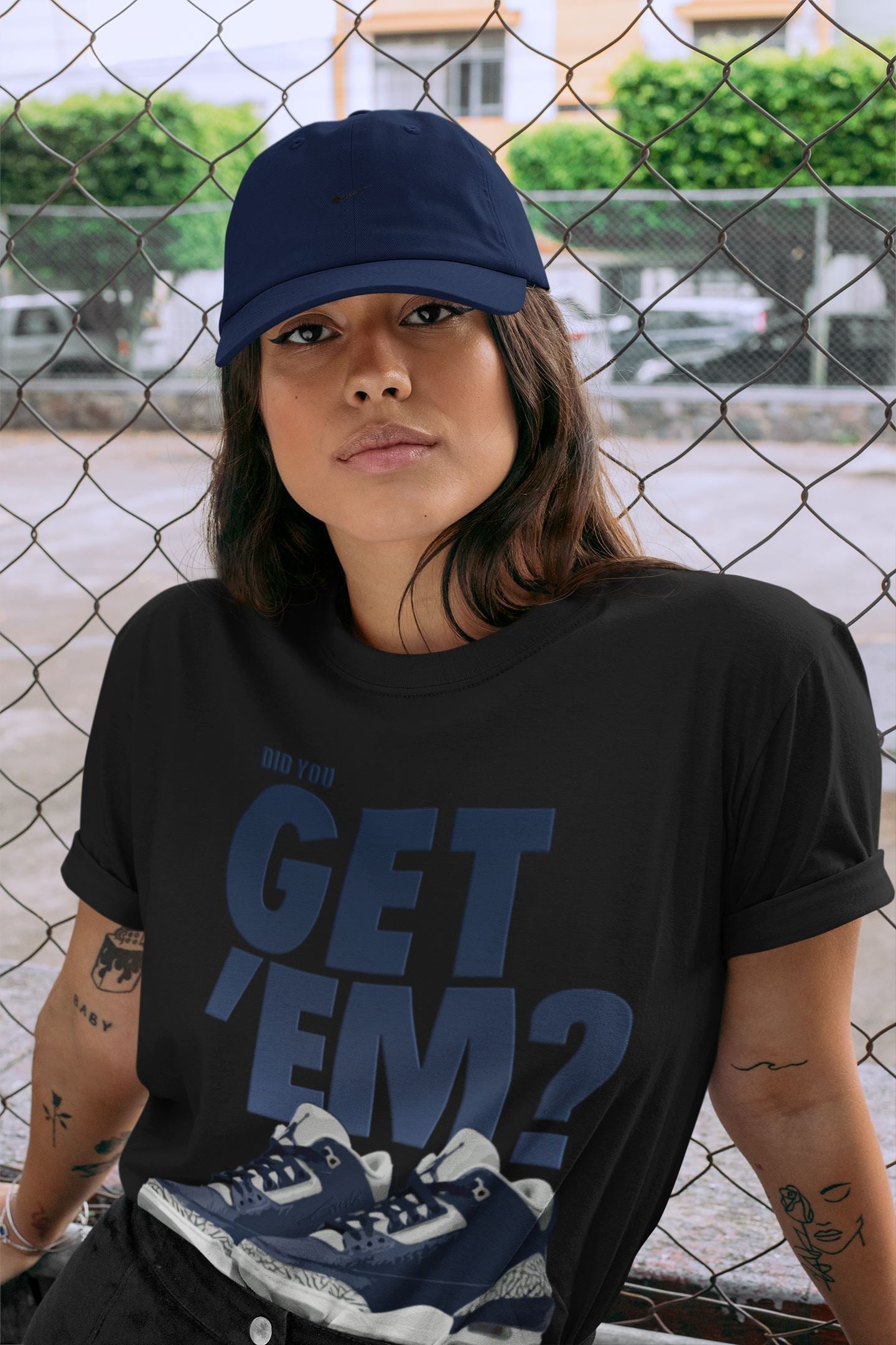 Did You Get 'Em Unisex Tops - Air Jordan 3 Midnight Navy