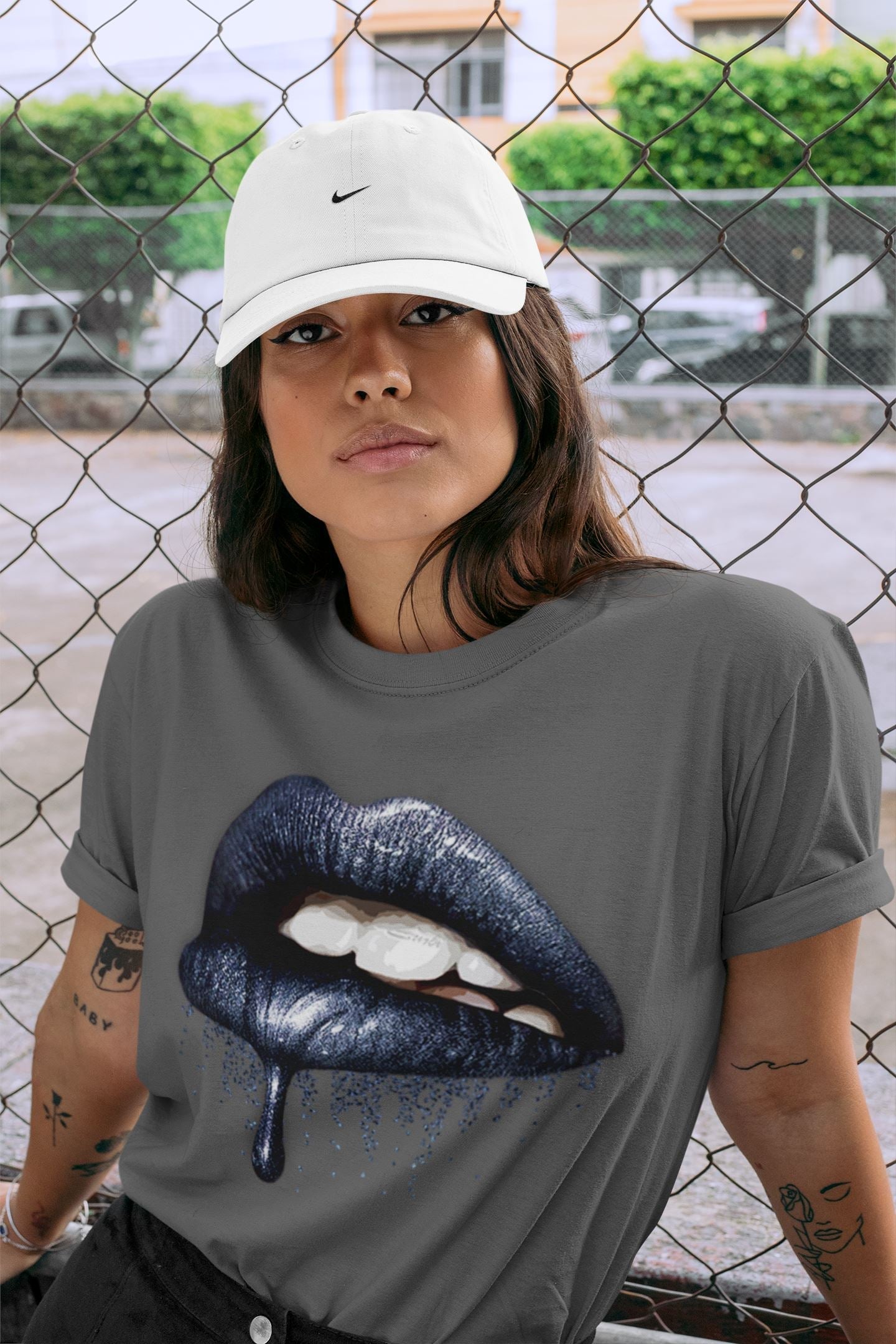 Dripping Lips Unisex Tops - Air Jordan 3 Midnight Navy