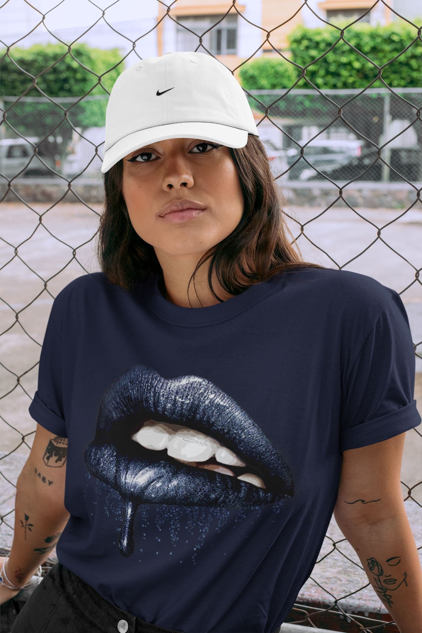 Dripping Lips Unisex Tops - Air Jordan 3 Midnight Navy