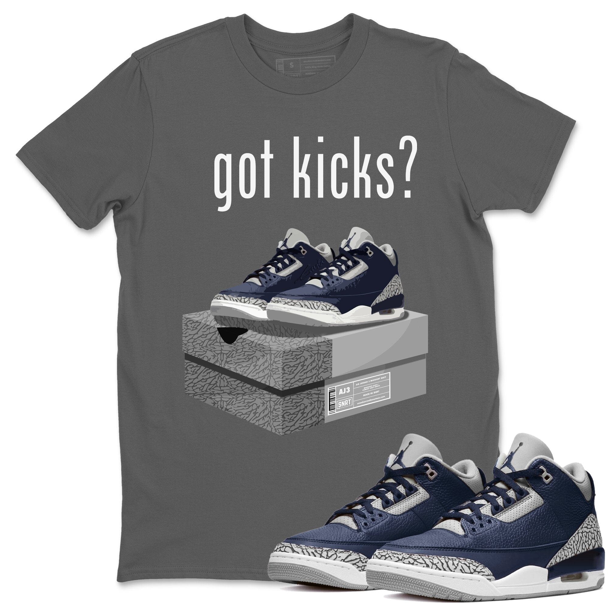 Got Kicks Unisex Tops - Air Jordan 3 Midnight Navy