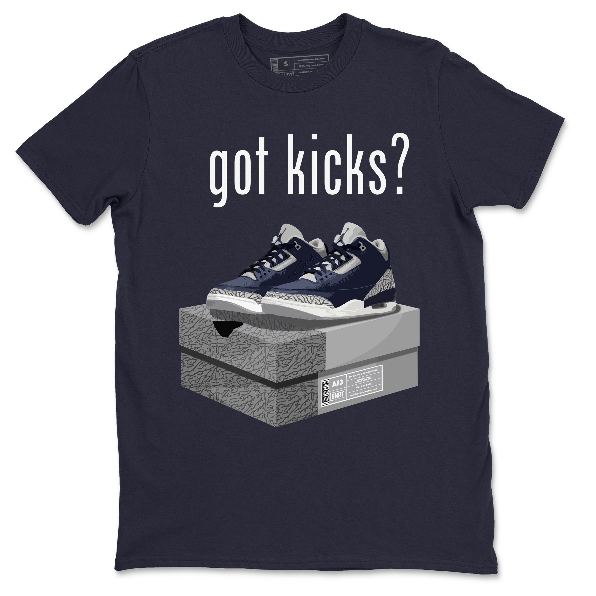 Got Kicks Unisex Tops - Air Jordan 3 Midnight Navy