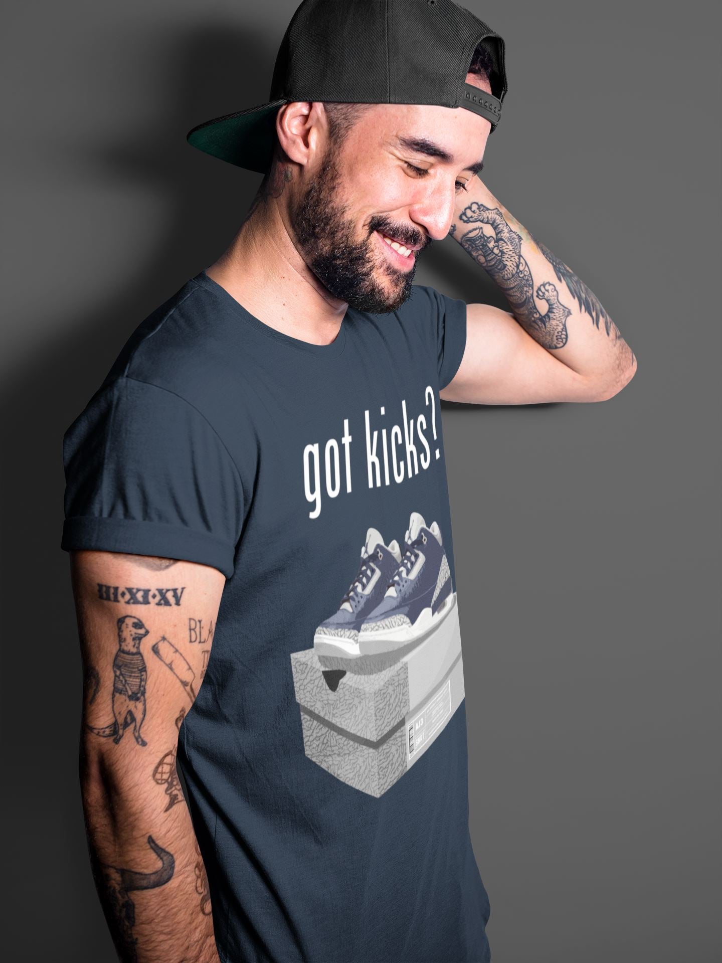 Got Kicks Unisex Tops - Air Jordan 3 Midnight Navy