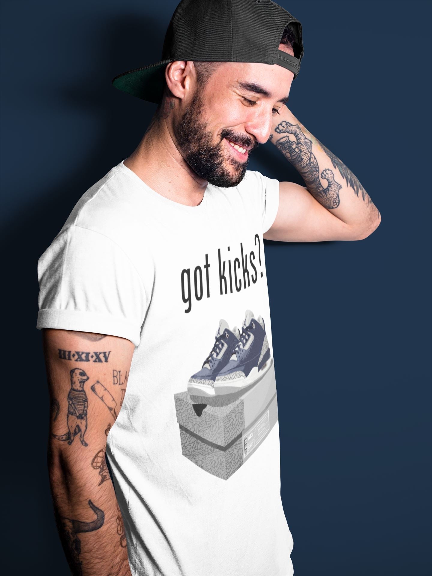 Got Kicks Unisex Tops - Air Jordan 3 Midnight Navy