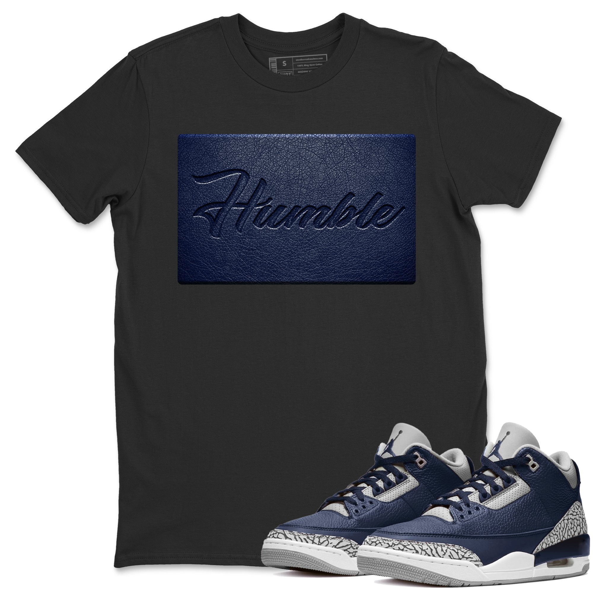 Humble Unisex Tops - Air Jordan 3 Midnight Navy
