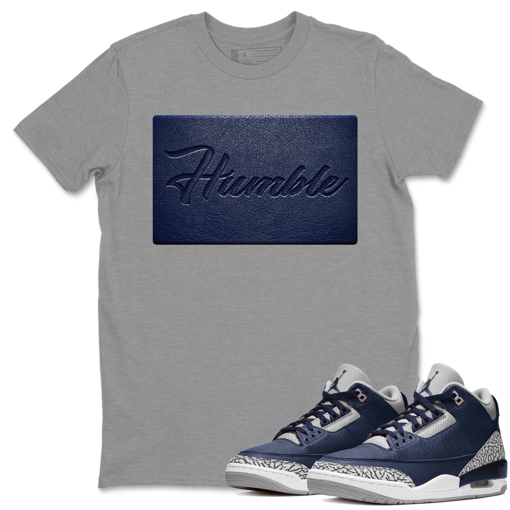 Humble Unisex Tops - Air Jordan 3 Midnight Navy