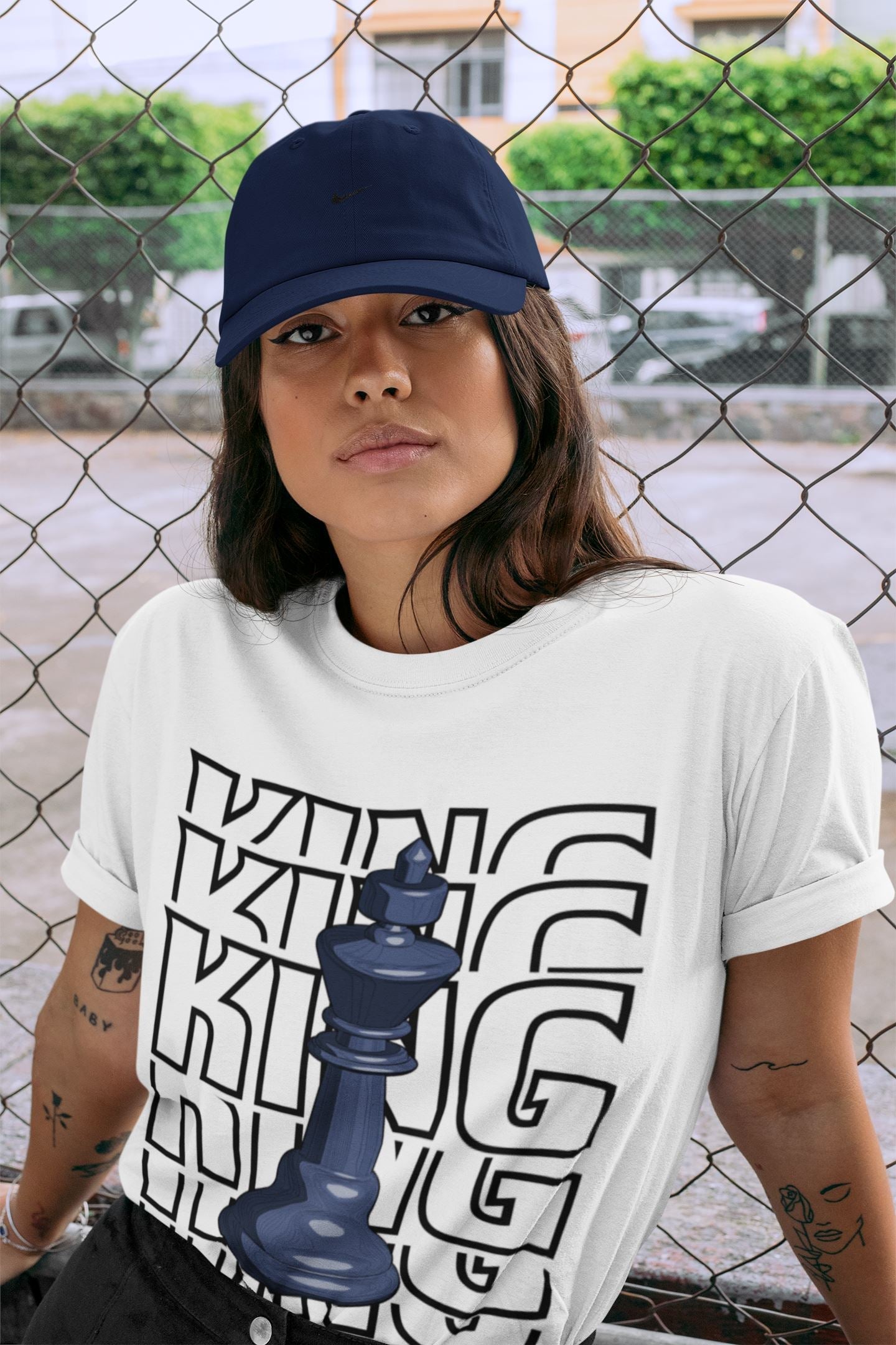 King Unisex Tops - Air Jordan 3 Midnight Navy