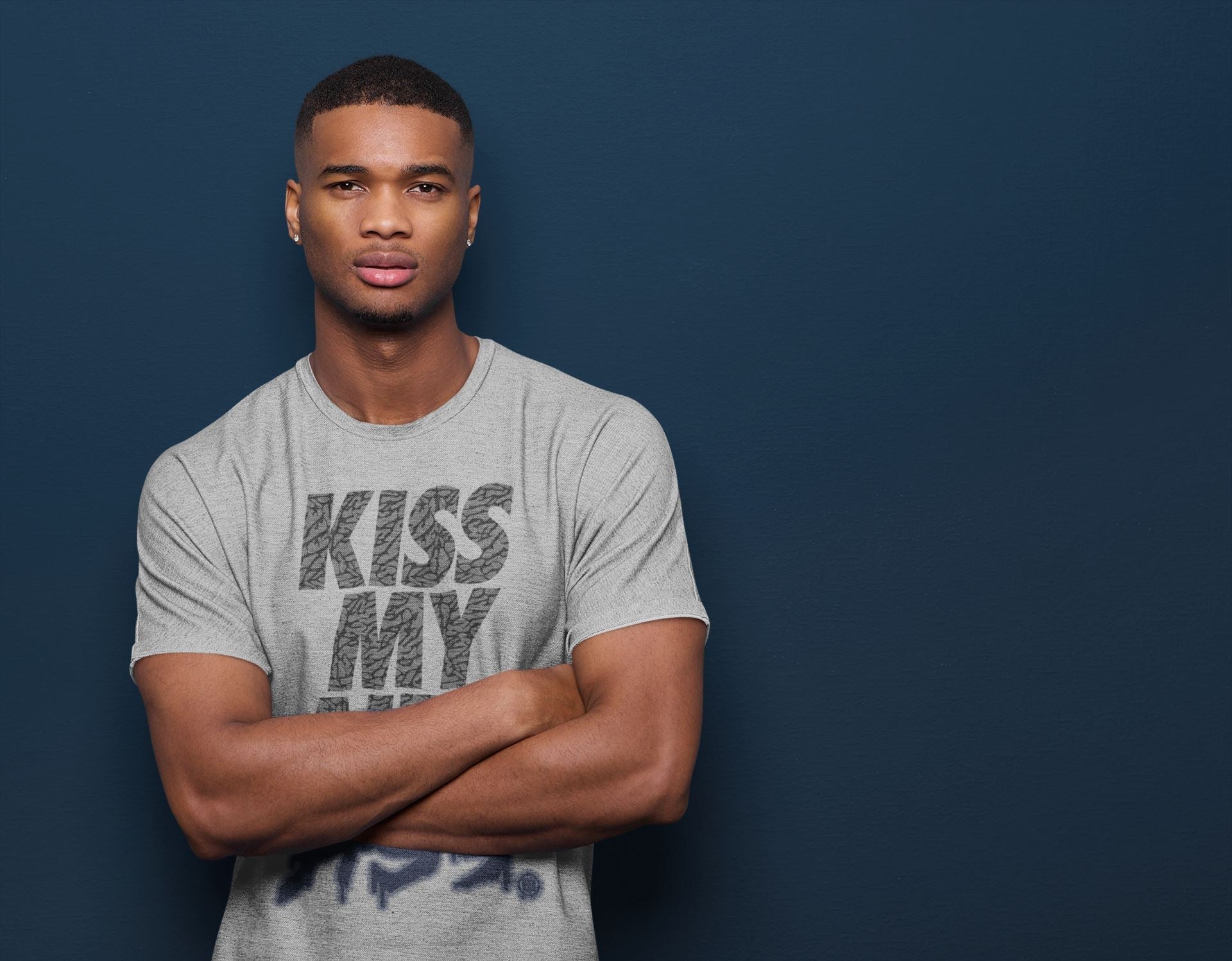 Kiss My Ass Unisex Tops - Air Jordan 3 Midnight Navy